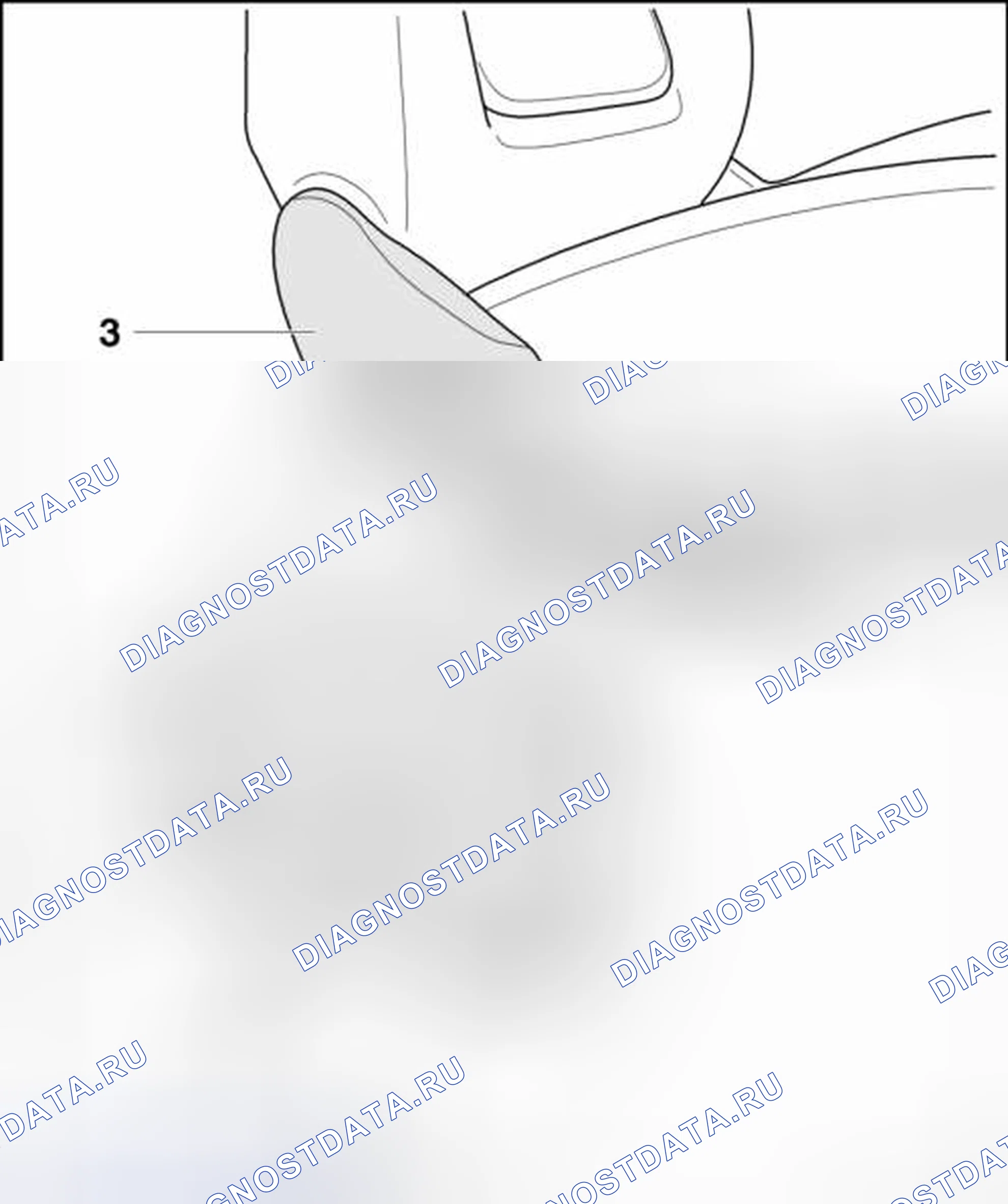 Рис. 82: облицовка БОРТА ТУННЕЛЯ. Volkswagen Tiguan I