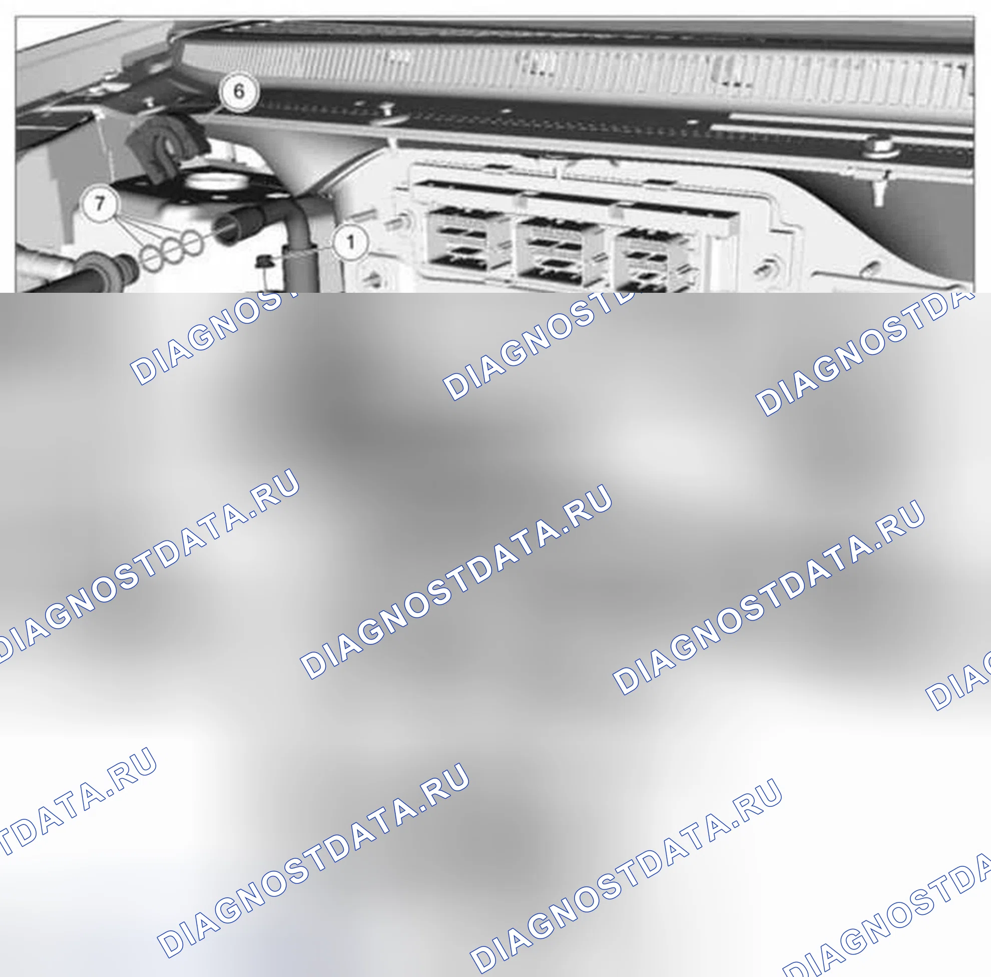 Рис. 264: Выходная линия испарителя. Ford Edge I рестайлинг