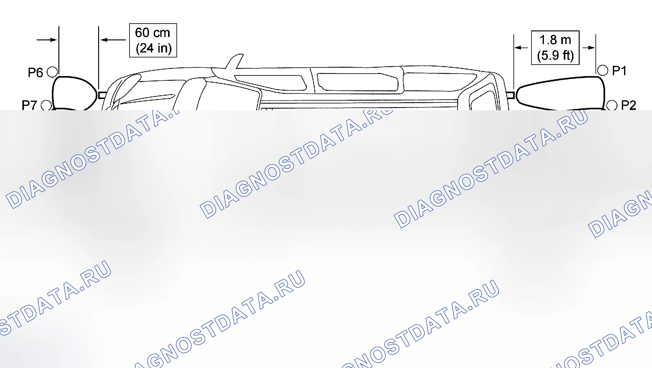 Рис. 44: Проверка азимутальной системы. Hyundai Mistra I рестайлинг