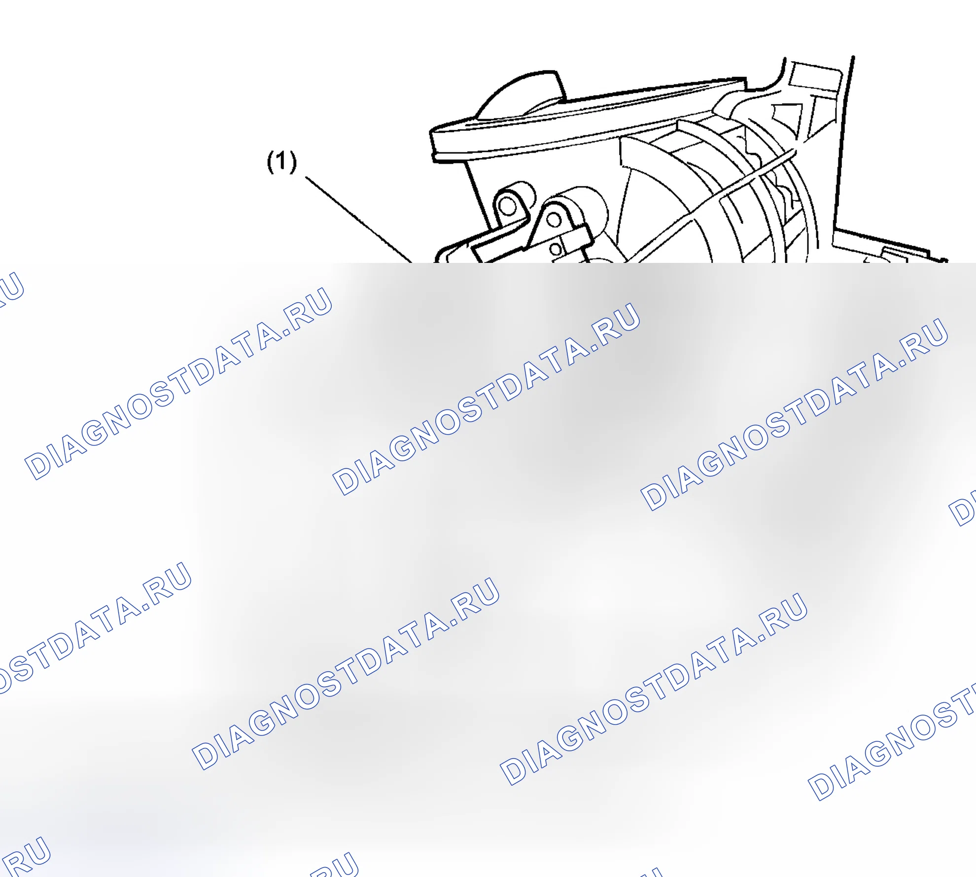 Рис. 39: ПРИВОД ДВЕРИ FRESH/RECIRC. Subaru Impreza WRX STI GD рестайлинг 2