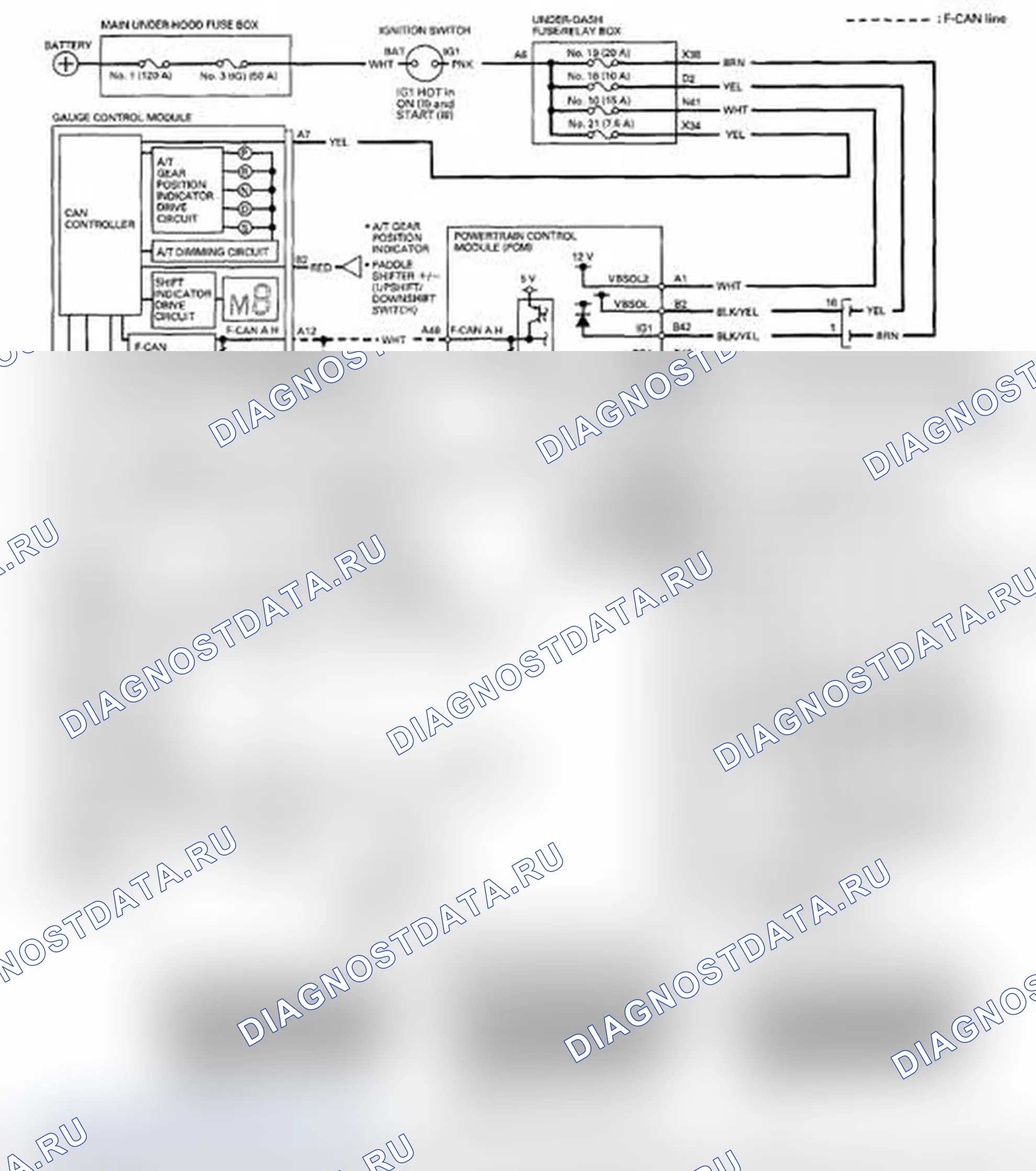Рис. 348: Континентальная ИКМ. Acura MDX II рестайлинг