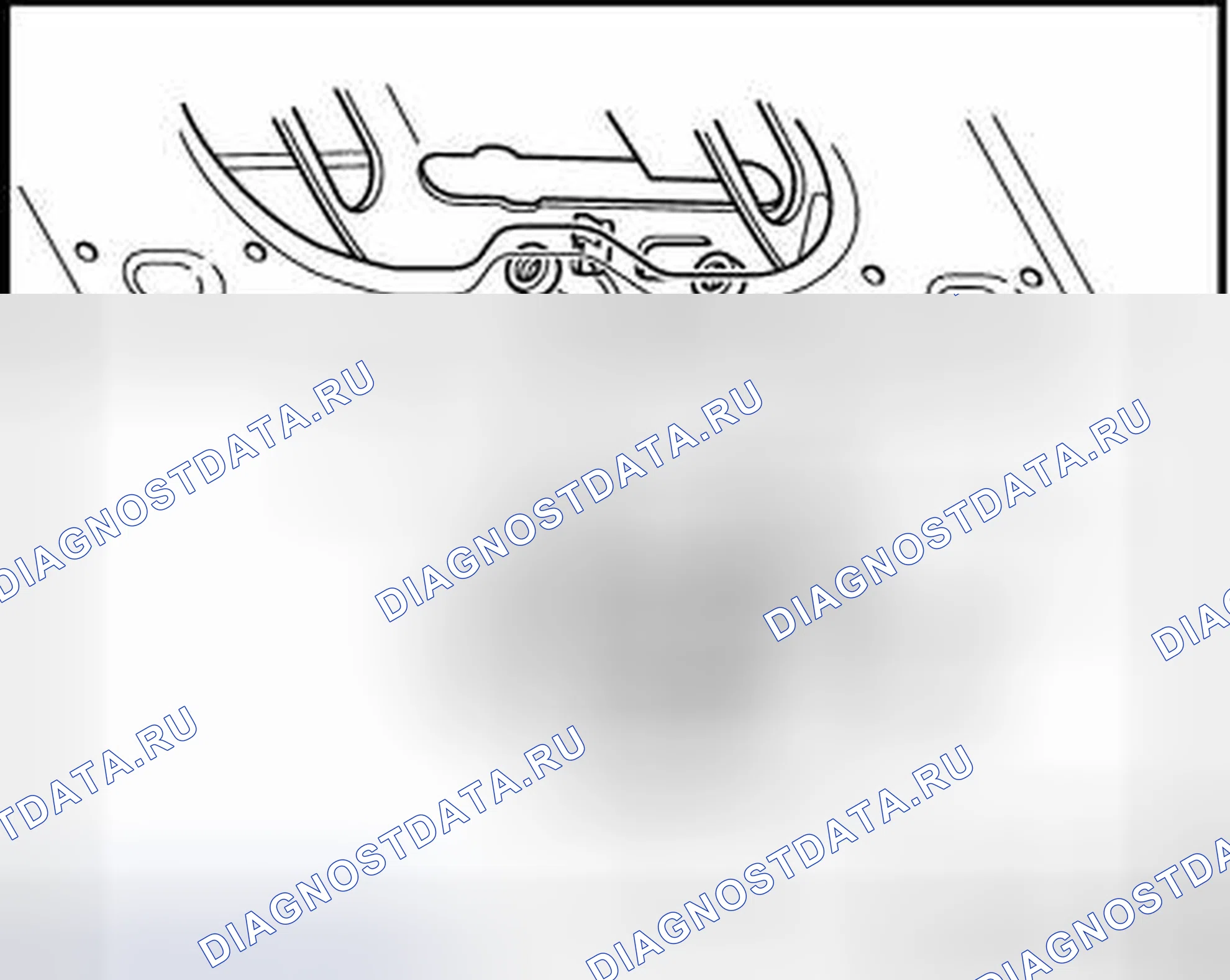 Рис. 378: ЗАМОК ЗАДНЕЙ КРЫШКИ. Volkswagen Touareg I