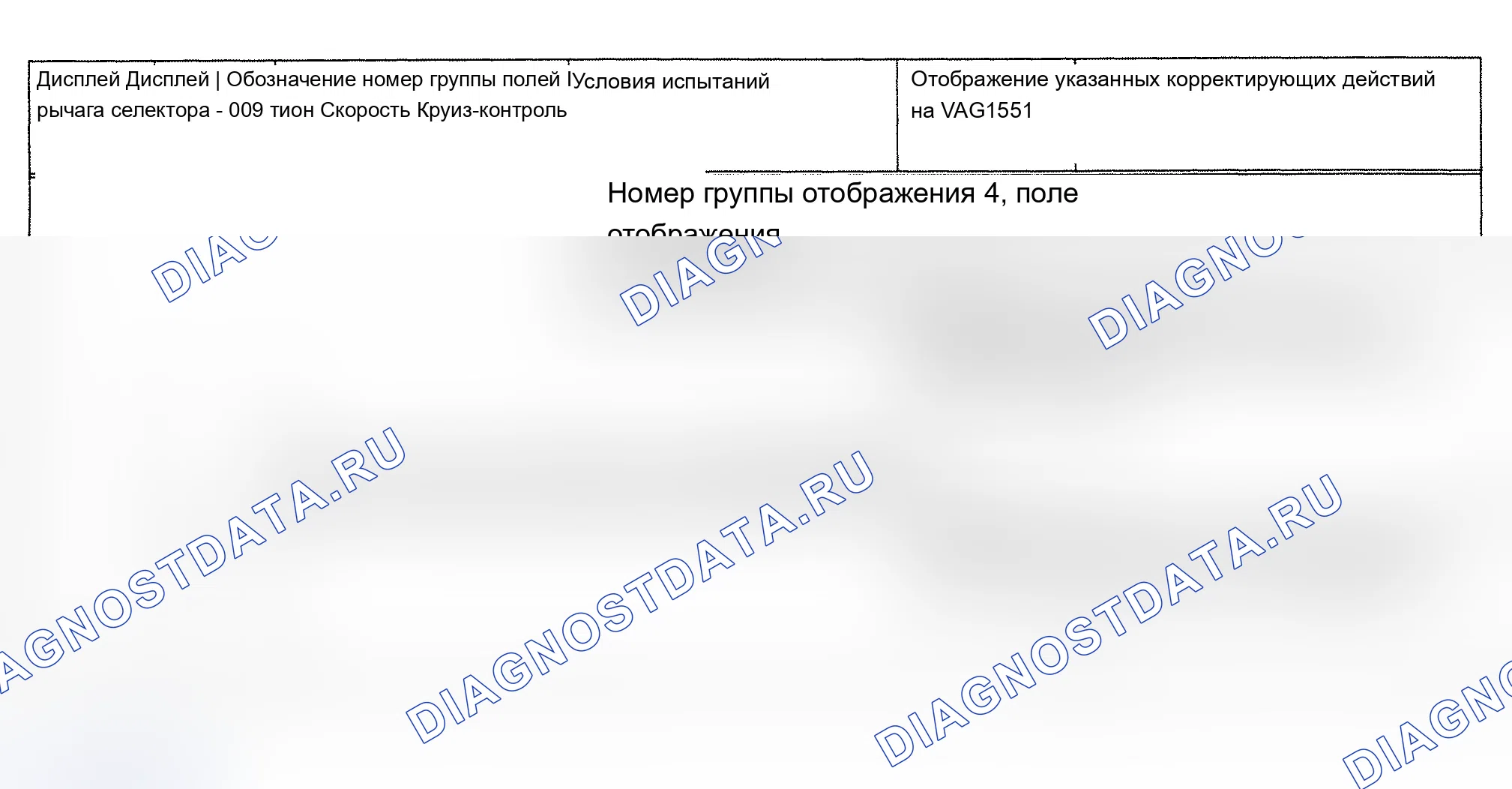 Рис. 62: Дисплейная группа № 009. Audi A6 C4