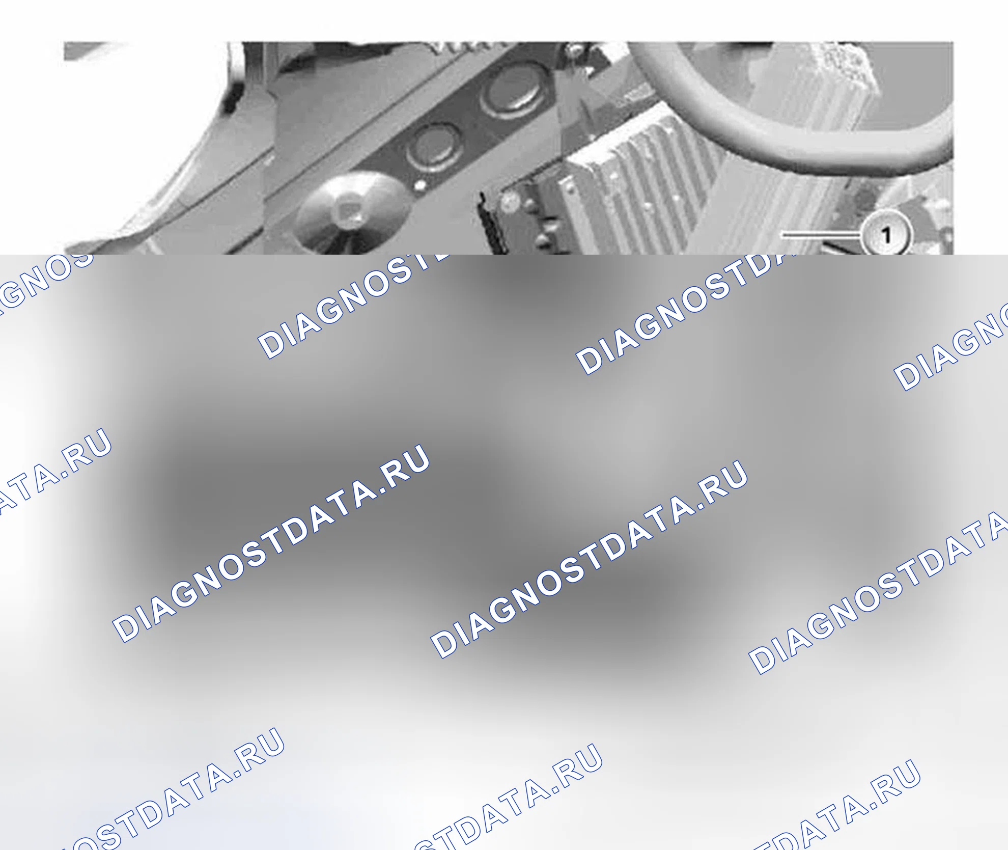 Рис. 30: Место установки. BMW X3 E83 рестайлинг