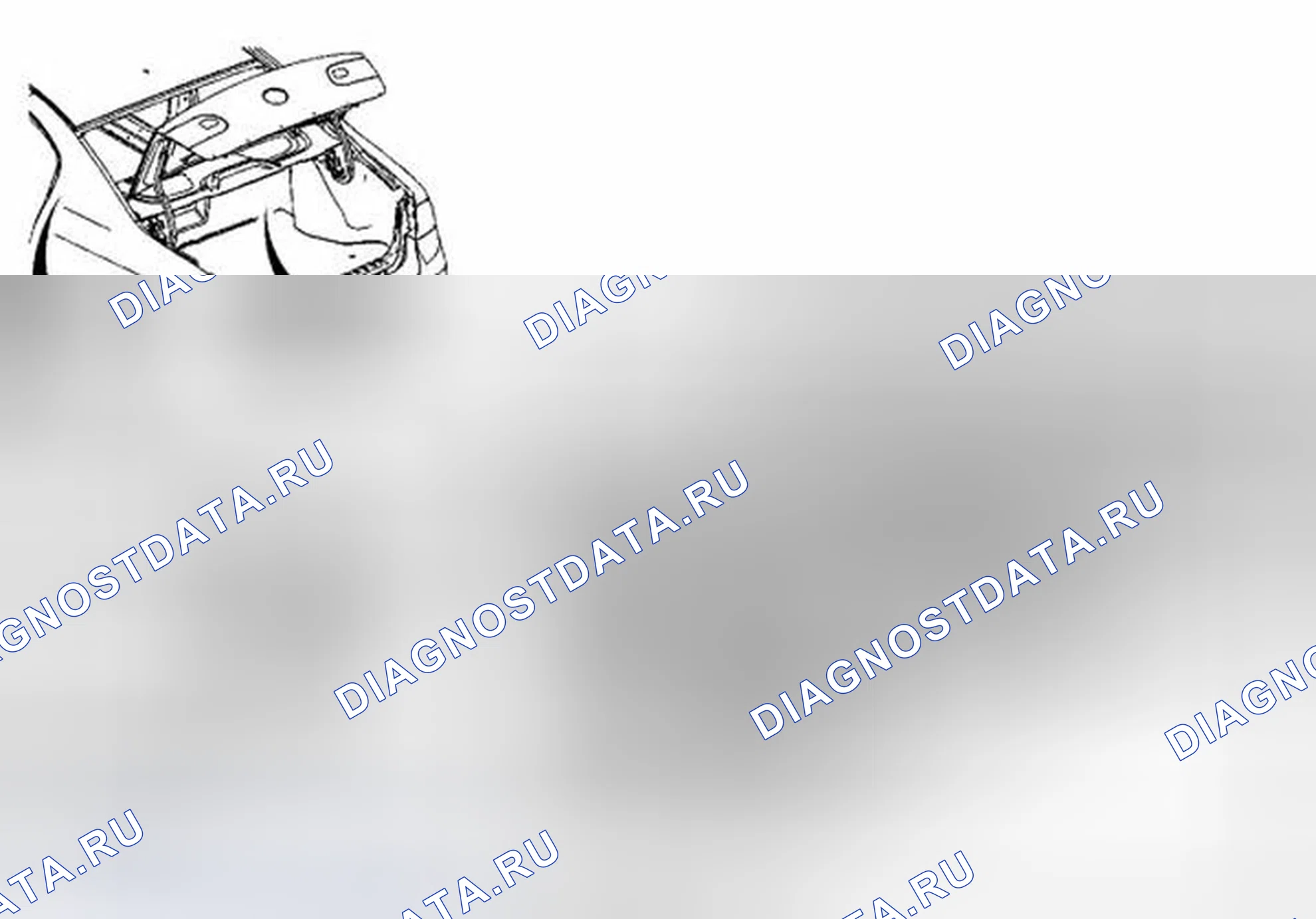 Рис. 27: Замена антенны приемника замка двери с дистанционным управлением. Cadillac DTS I