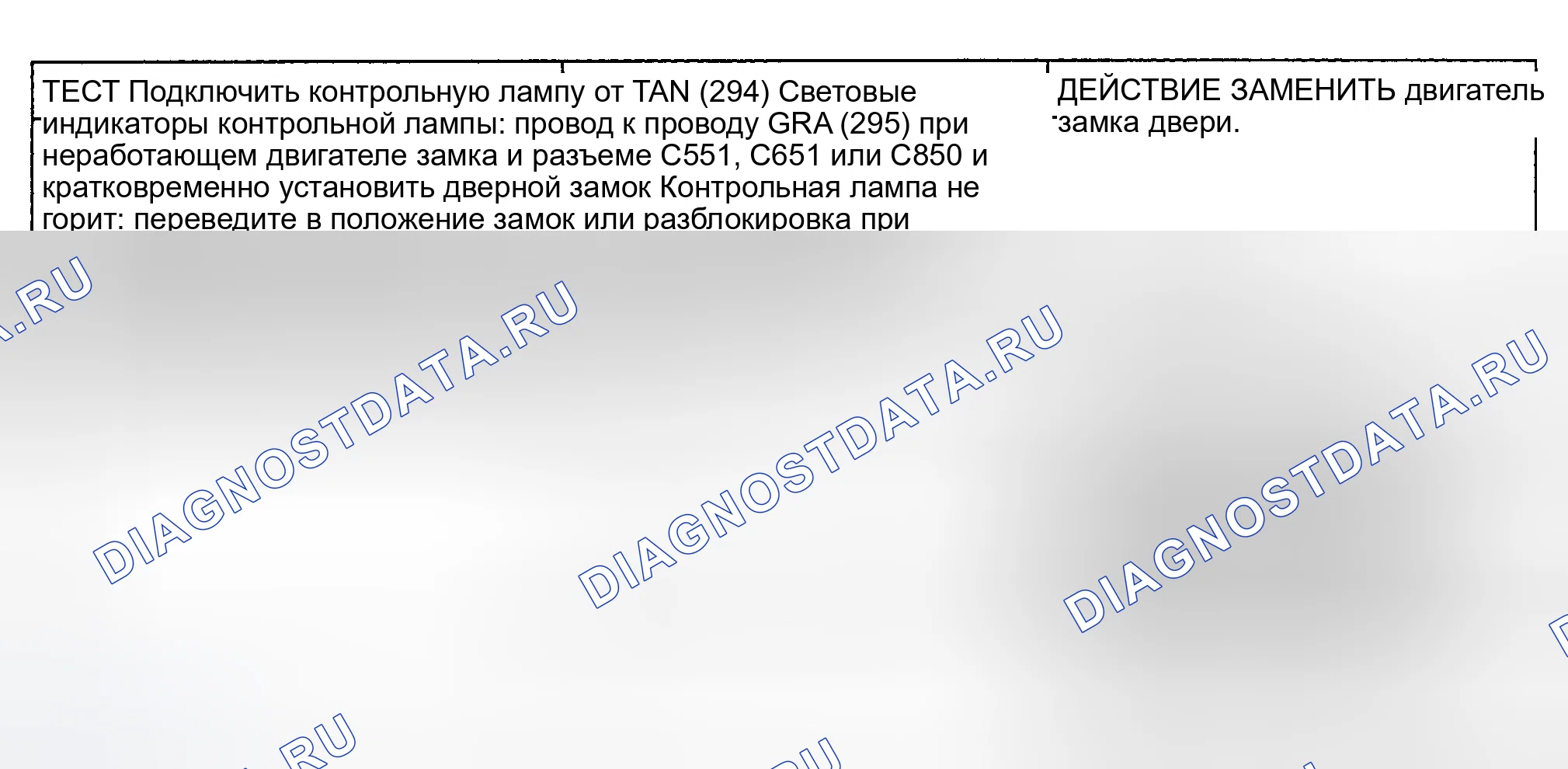 Рис. 9: ИСПЫТАНИЕ E: ДВИГАТЕЛЬ ЗАМКА ОДНОЙ ДВЕРИ НЕ РАБОТАЕТ ОТ КАКОГО-ЛИБО ВЫКЛЮЧАТЕЛЯ (СО СКОЛЬЗЯЩЕЙ БОКОВОЙ ДВЕРЬЮ). Chevrolet Sportvan G30 