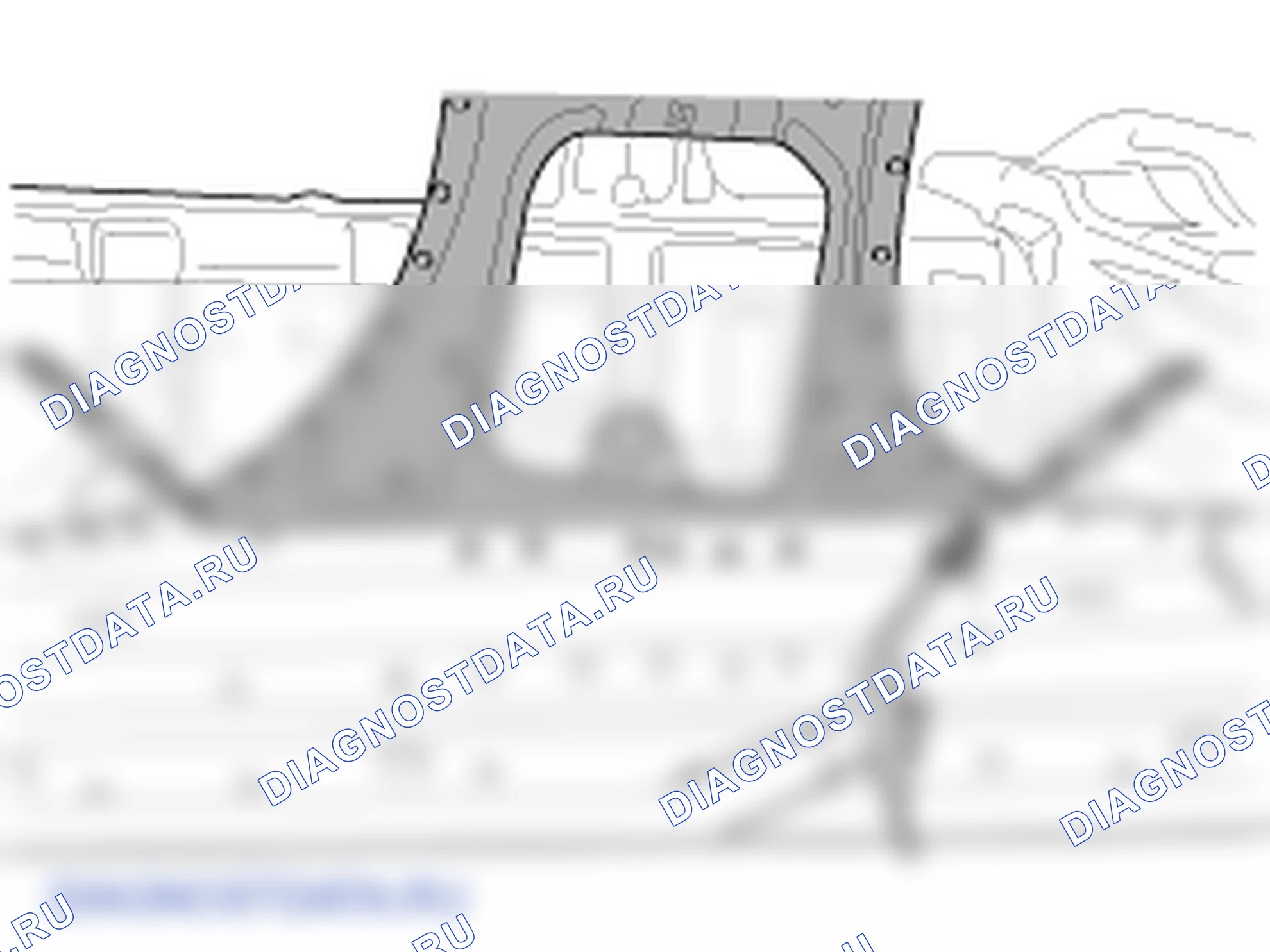 Установка центральной колонны. Hyundai Genesis BH