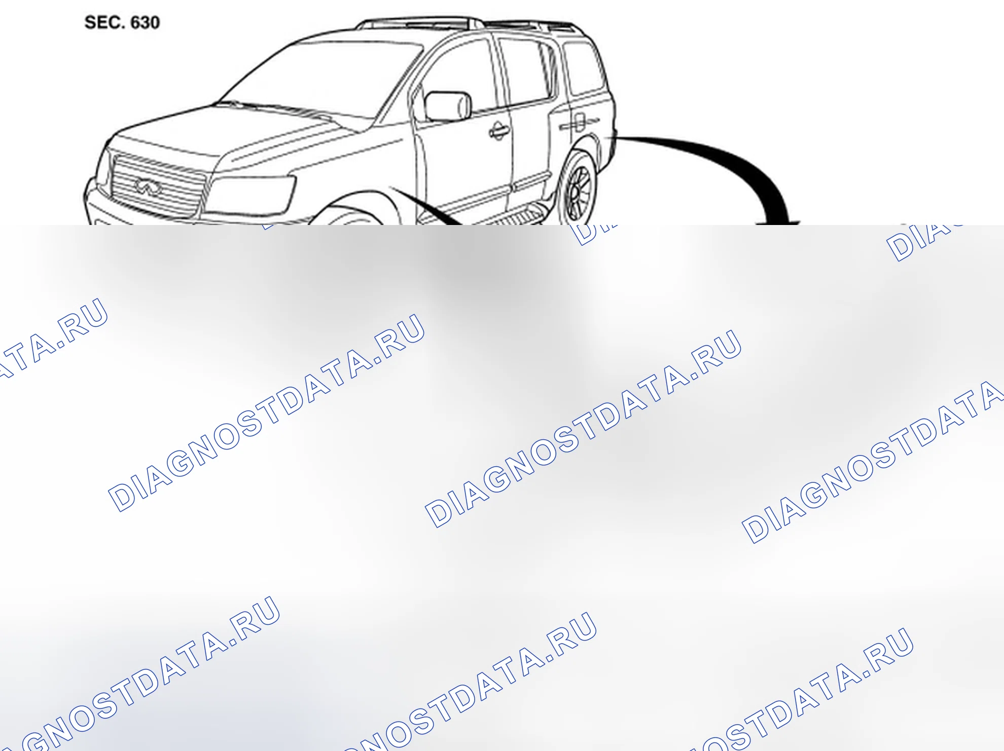 Рис. 5: Демонтаж и монтаж. Infiniti QX56 I рестайлинг