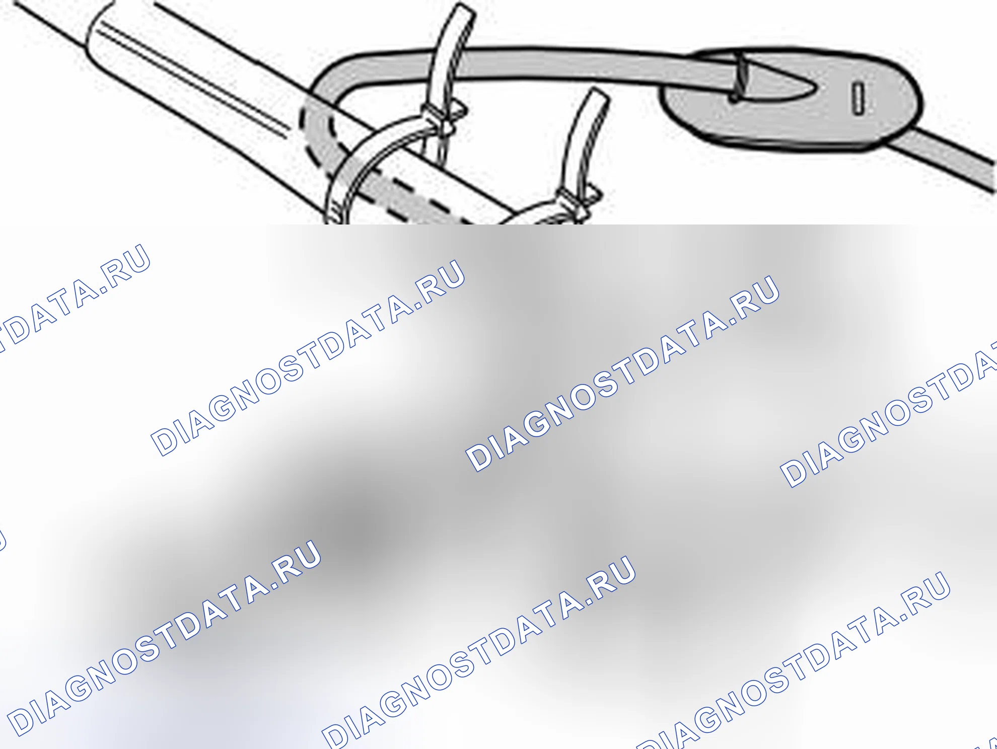 Рис. 325: Установка соединителя для съемных водил. Volvo S60 I