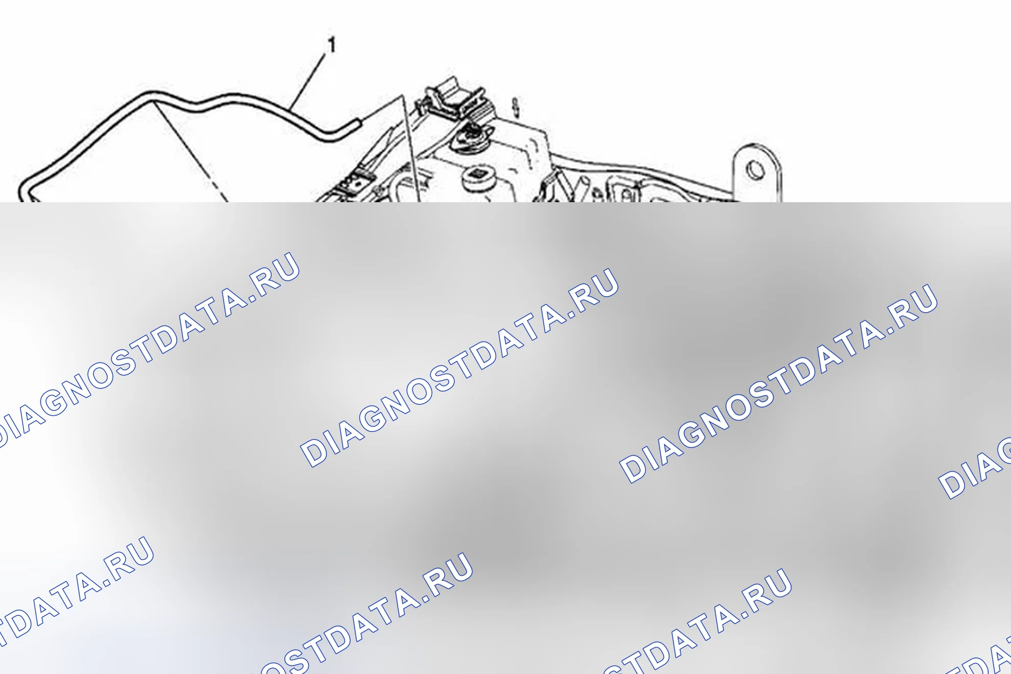 Рис. 16: Замена шланга воздухозаборника радиатора (правый привод). Hummer H3 I