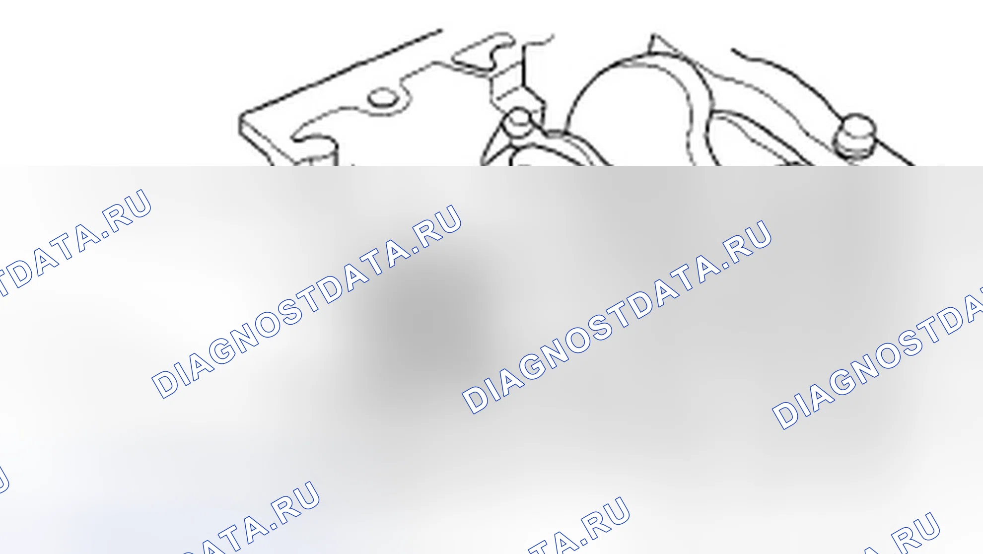 Рис. 447: Контроль зазора между основными подшипниками. Honda Accord VIII