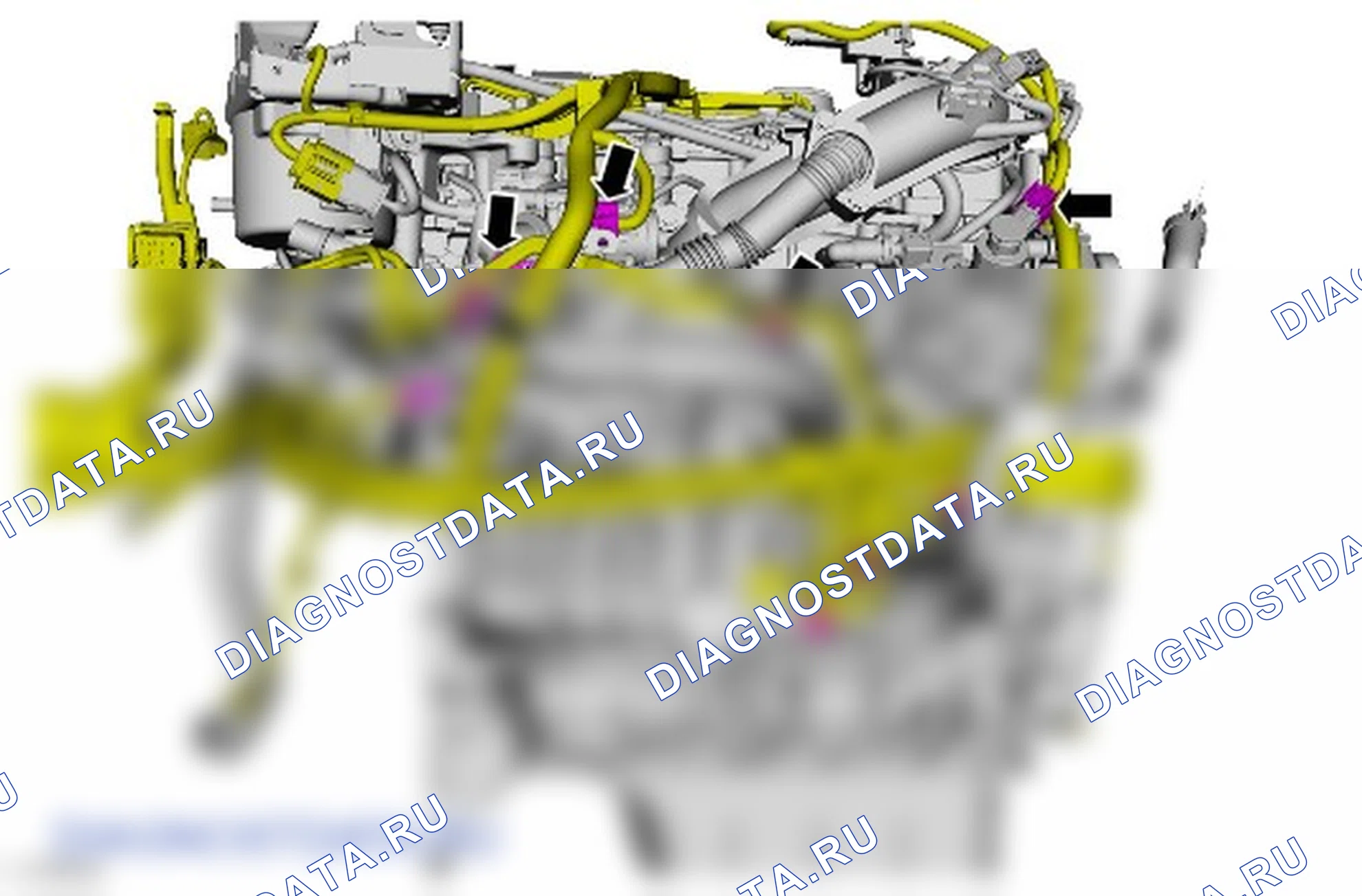 Как установить присоединяемые детали двигателя. Ford B-MAX I