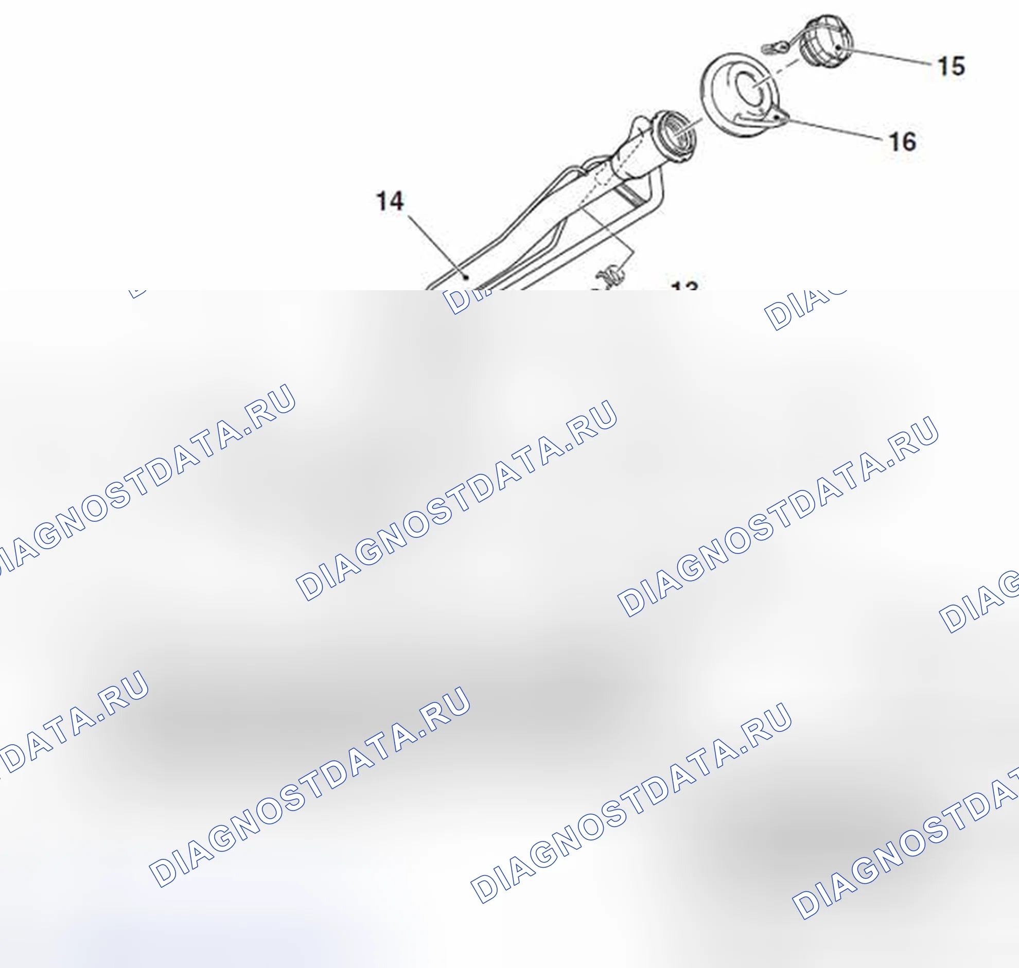 Рис. 23: < НАЛИВНАЯ ТРУБКА ТОПЛИВНОГО БАКА >. Honda e:NP1 I