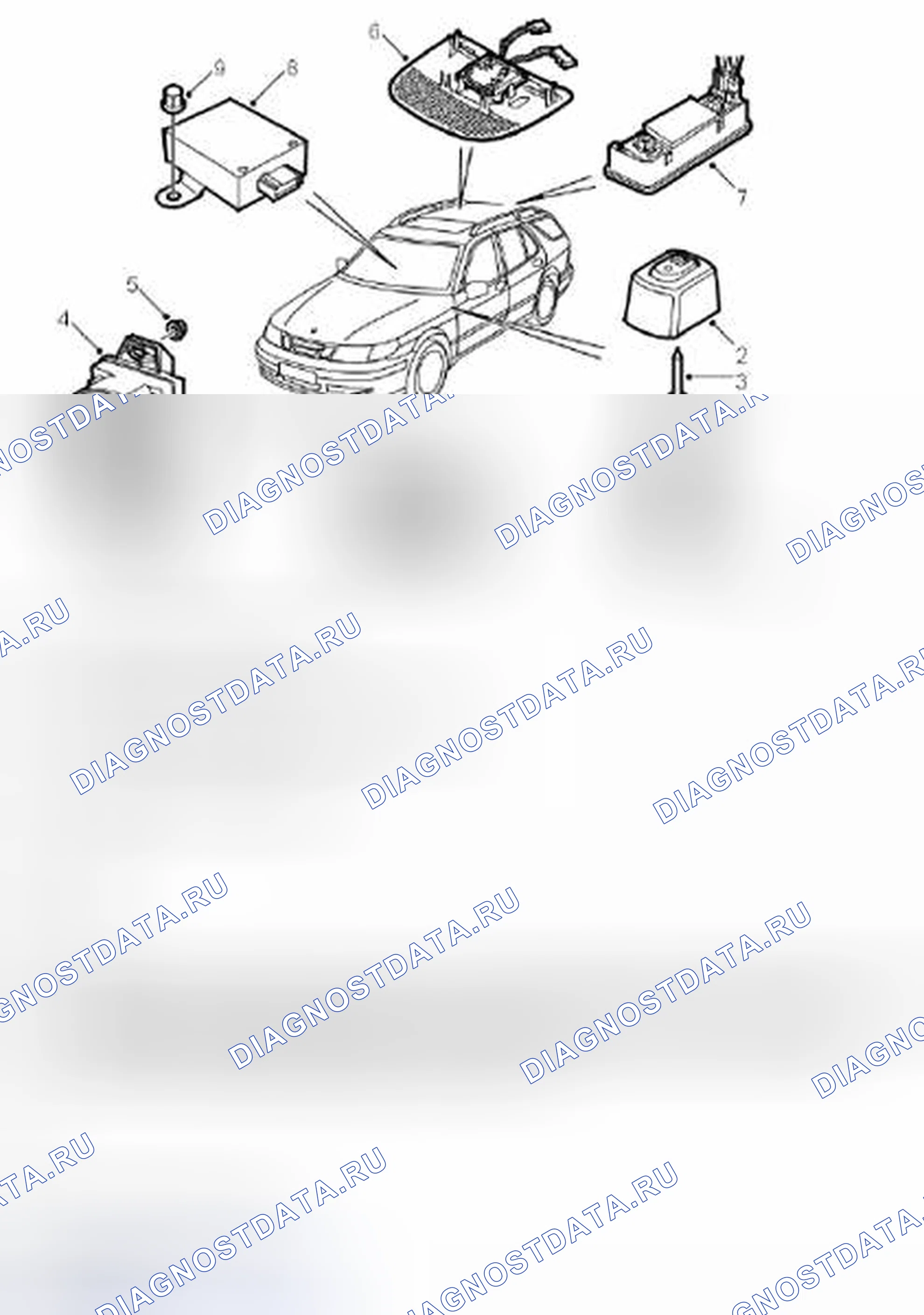 Рис. 429: Компоненты комплекта (5d). Kia Picanto III