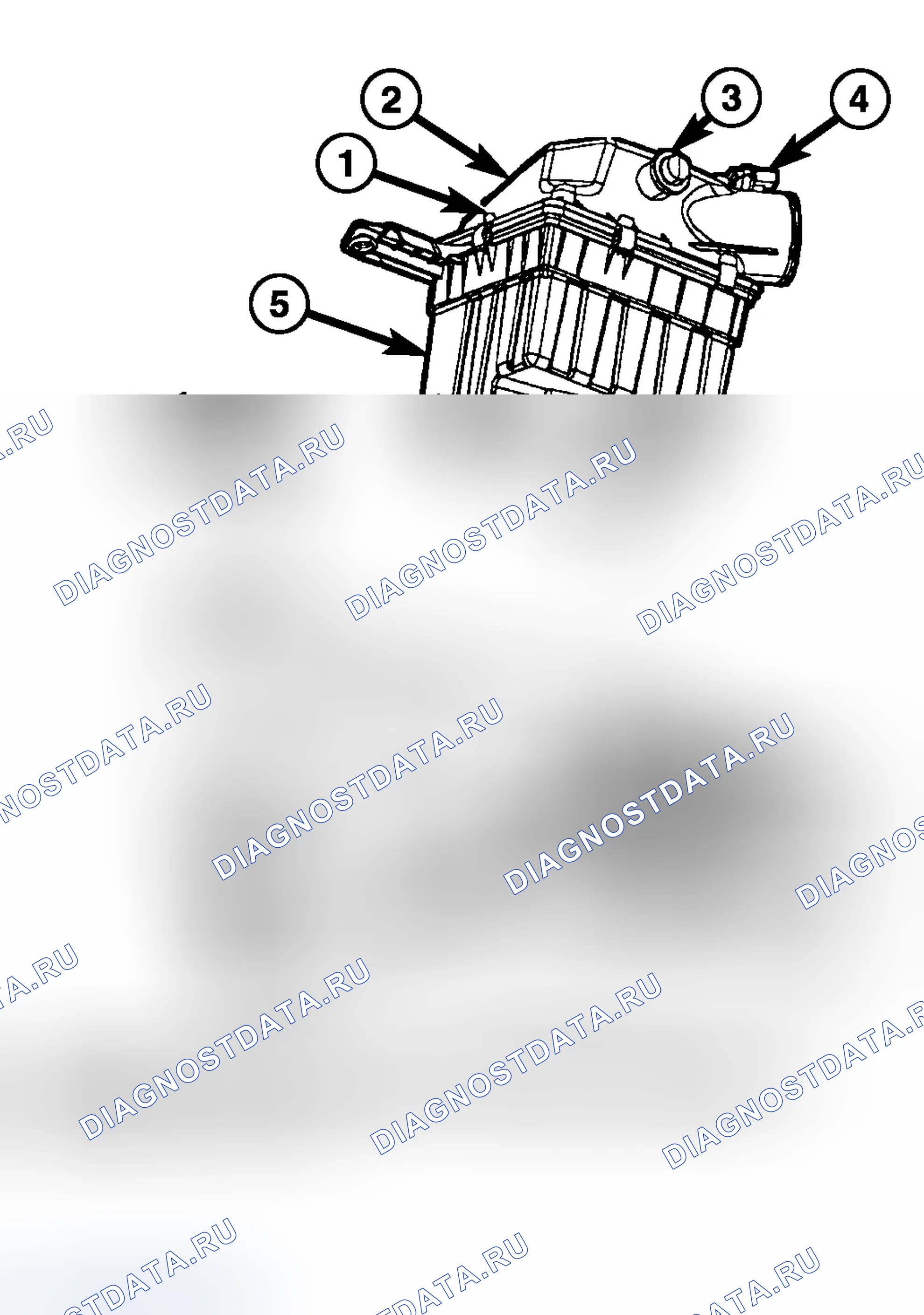 Рис. 121: ДЕМОНТАЖ. Dodge Pickup R2500 