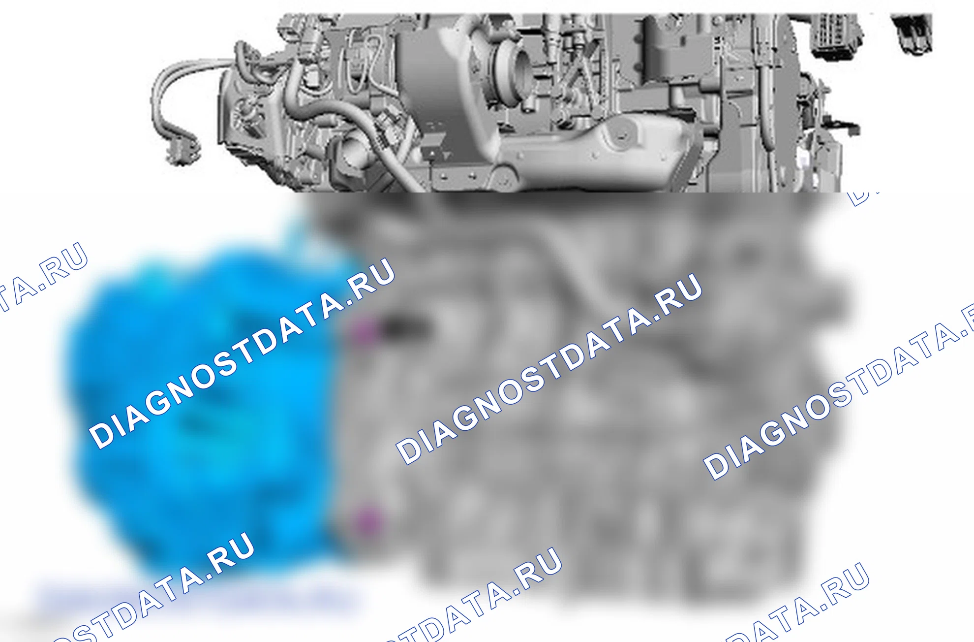 Как снять присоединяемые детали двигателя. Ford S-MAX II