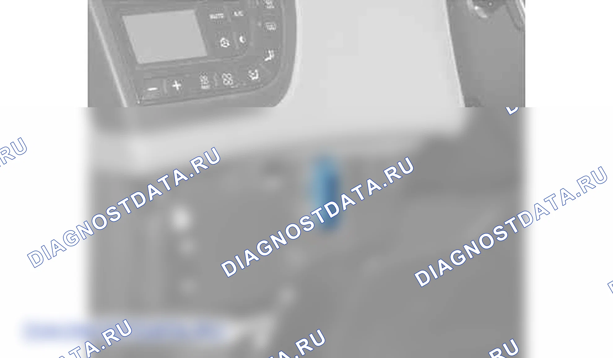 Представление: диагностический разъем - автомобиль CITROËN — d2am00ed. Citroen C5 I