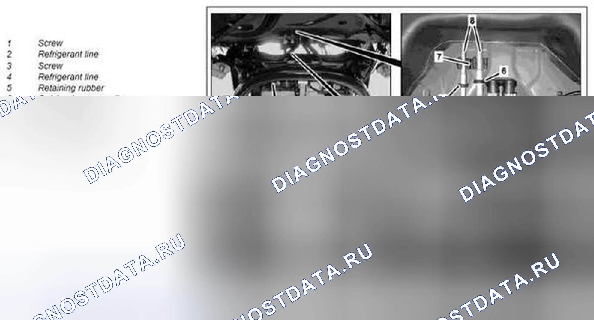Рис. 55: Демонтаж / монтаж трубопроводов хладагента на компрессоре хладагента - AR83.30-P-7810MCU. Kia Soul I