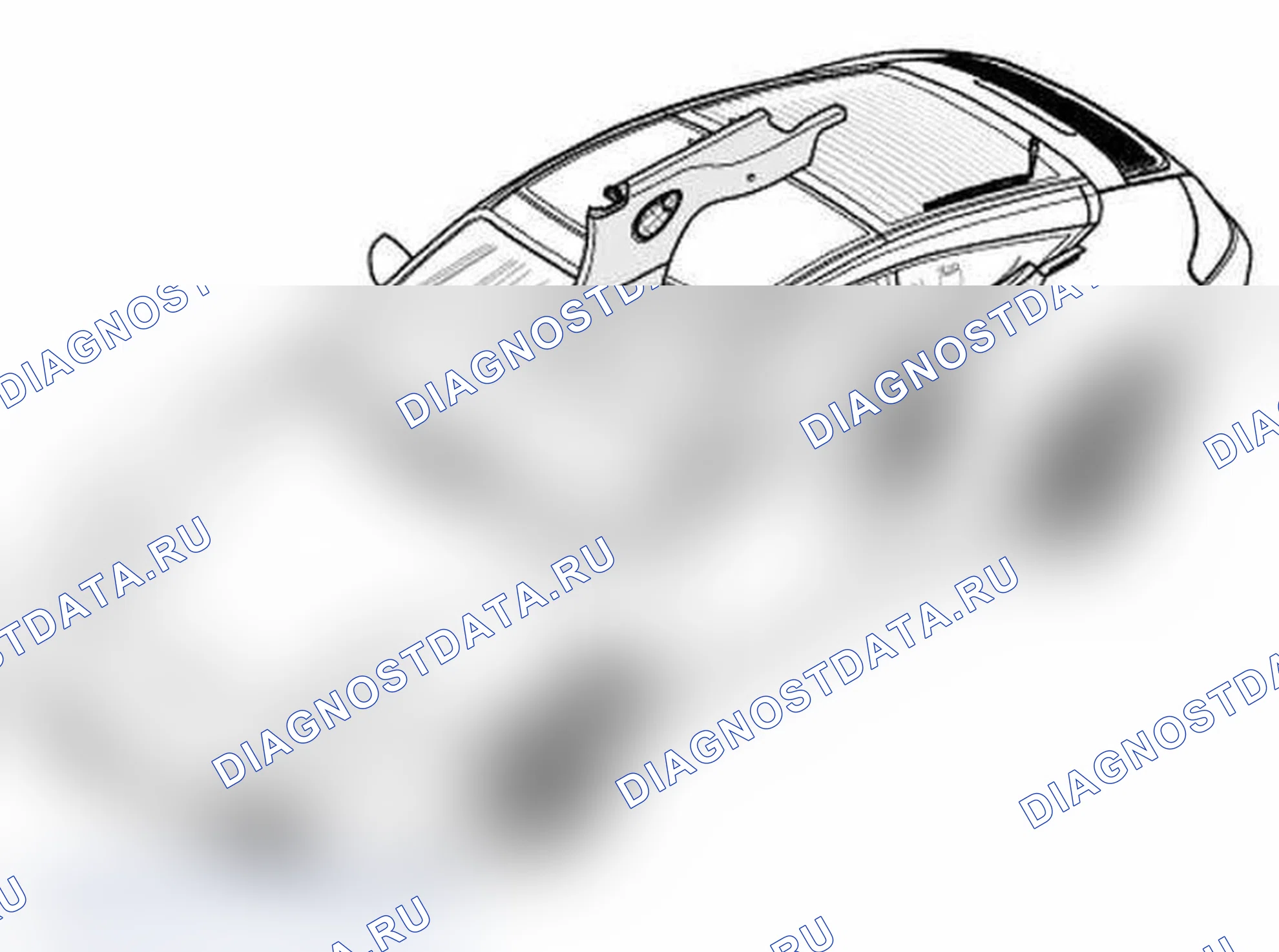 Рис. 37: Снятие и установка облицовки боковых панелей - Targa. Porsche 911 Carrera 996