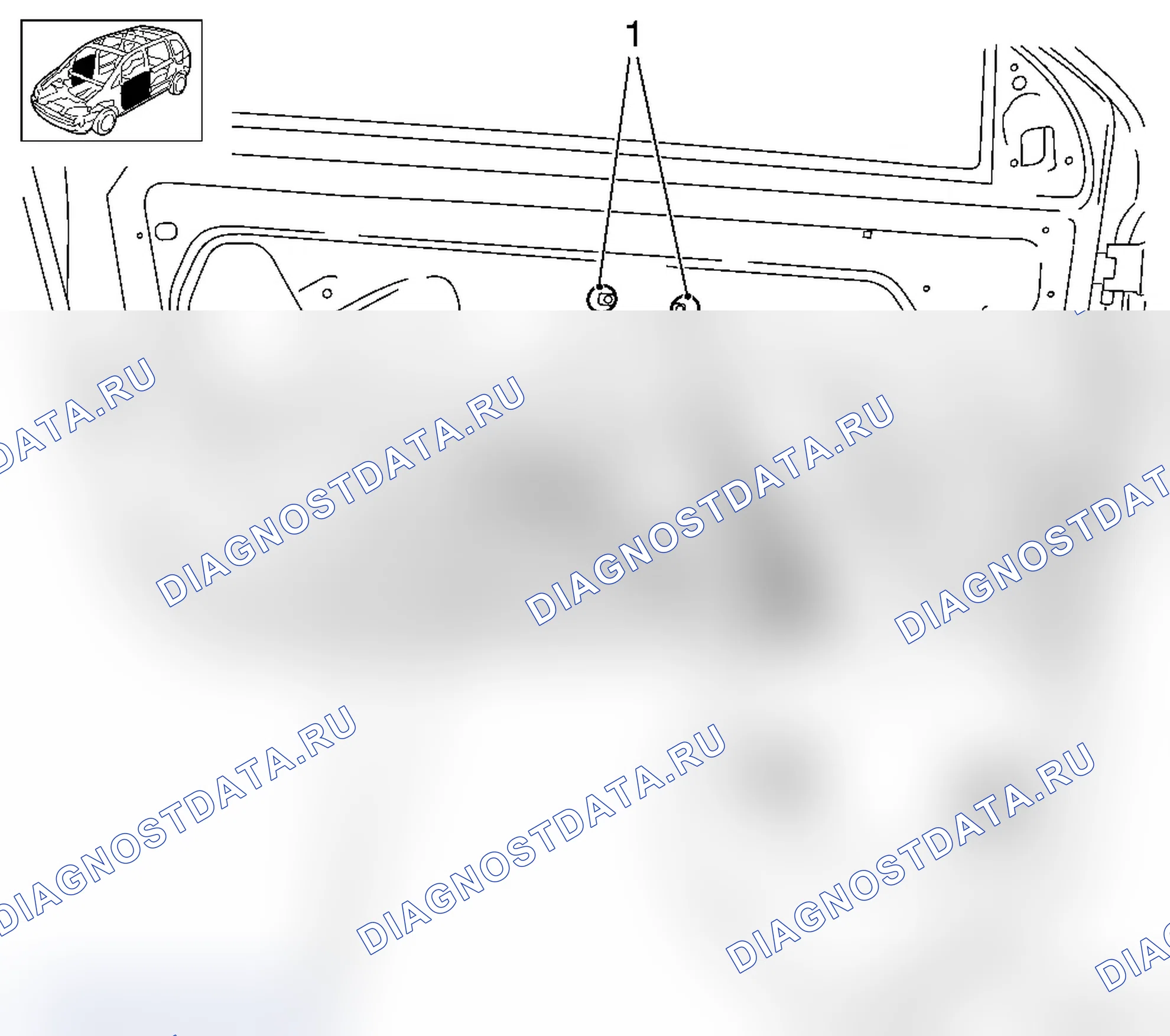 Замена подъемного окна передней двери - L08. Opel Astra H