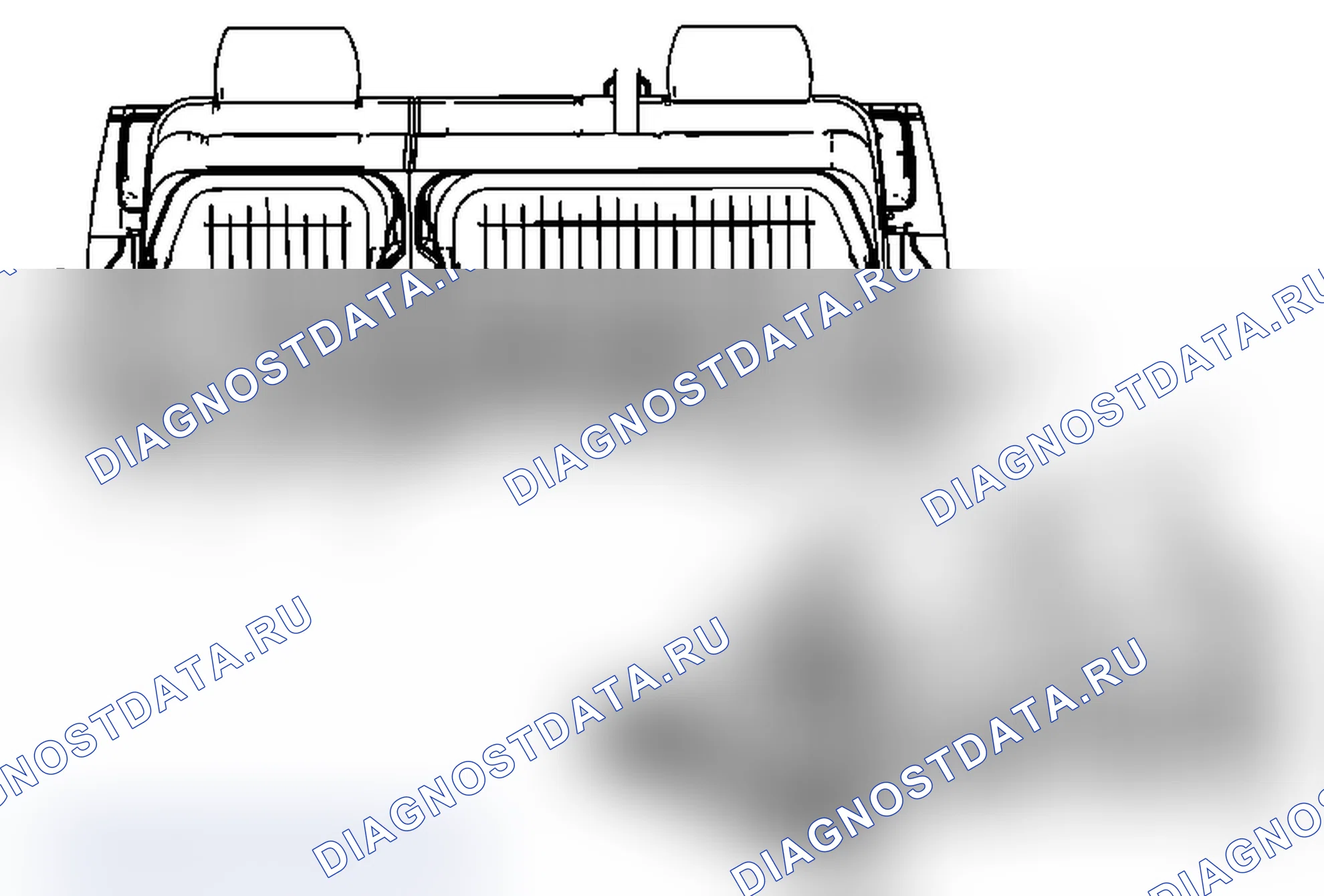 Рис. 29: Замена заднего сиденья (расширенная кабина с RPO A68). Chevrolet Silverado 1500 