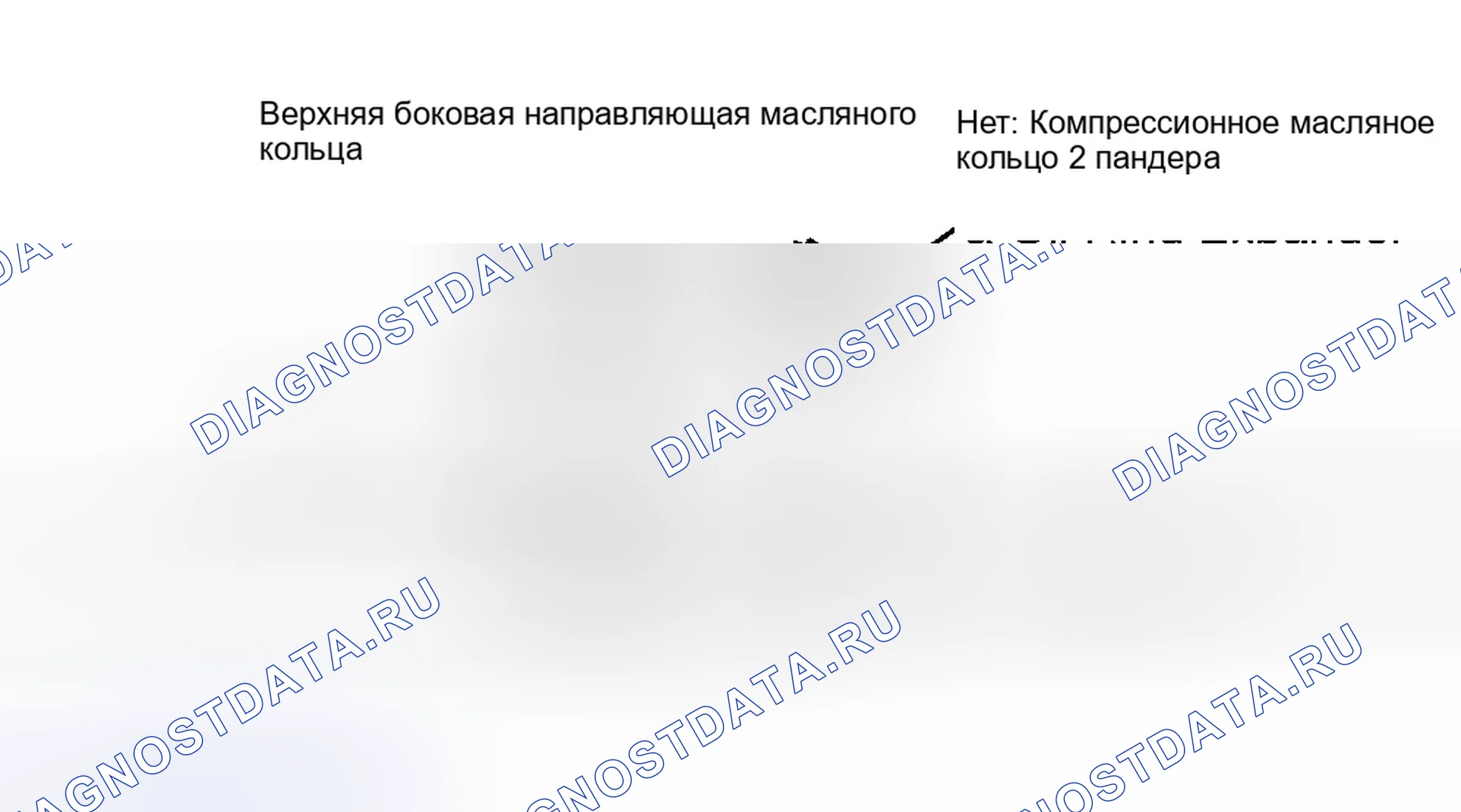 Рис. 20: Поршневые кольца. Haval H9 I рестайлинг