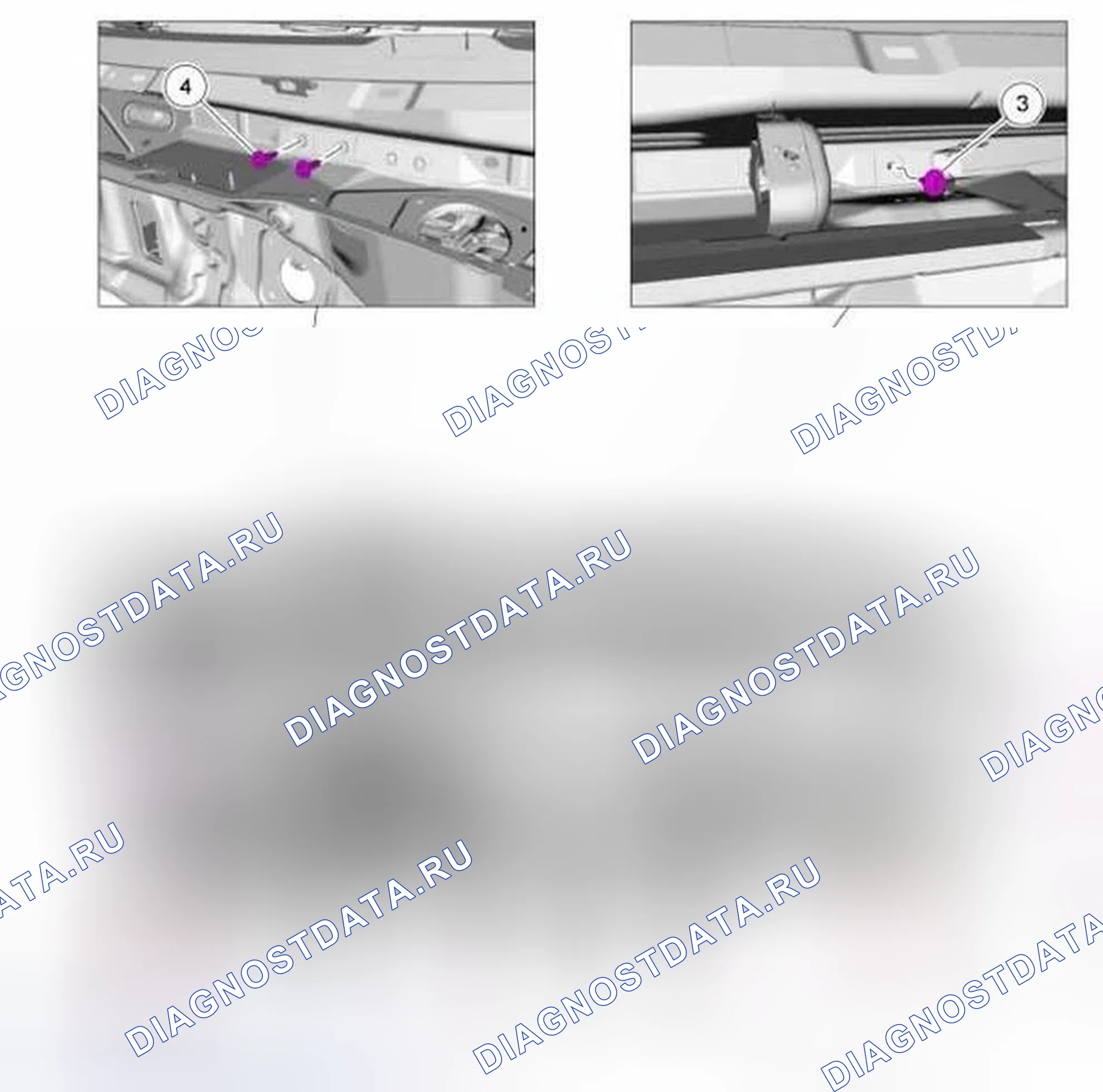 Рис. 56: Крепеж приборной панели. Ford Explorer V