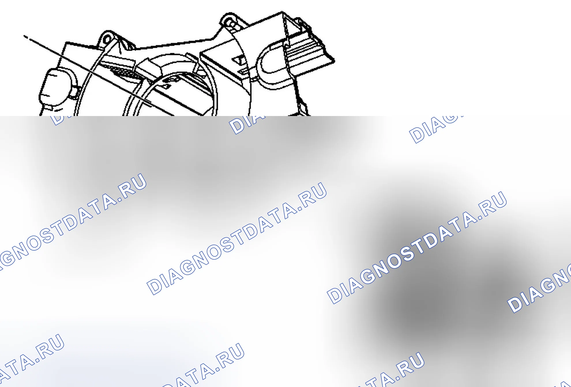 Рис. 5: Замена кронштейна переключателя сигнала поворота. Chevrolet Captiva I рестайлинг 2