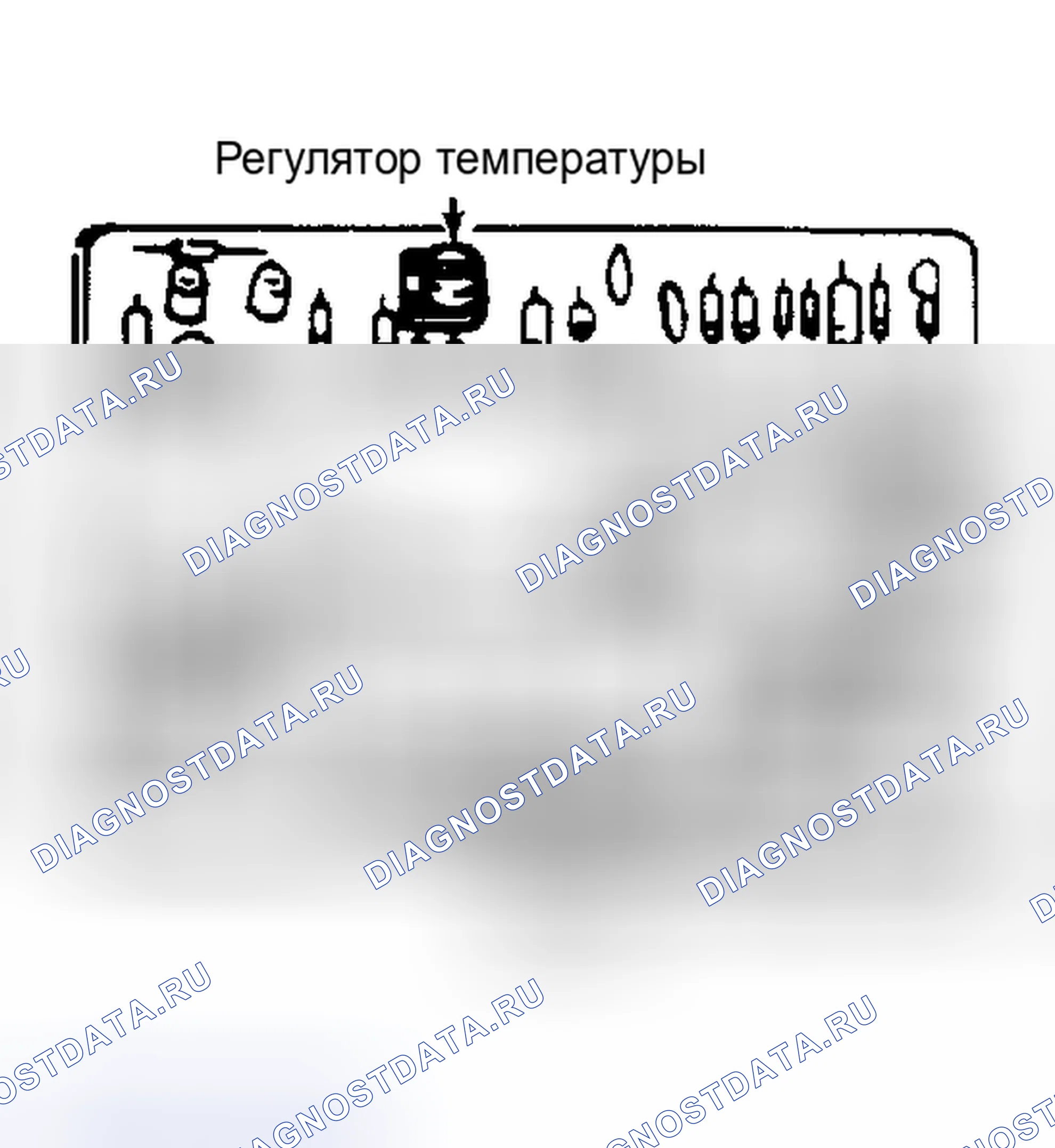 Рис. 2: Регулировочные винты на стабилизирующем усилителе холостого хода на Camry. Toyota Celica A60