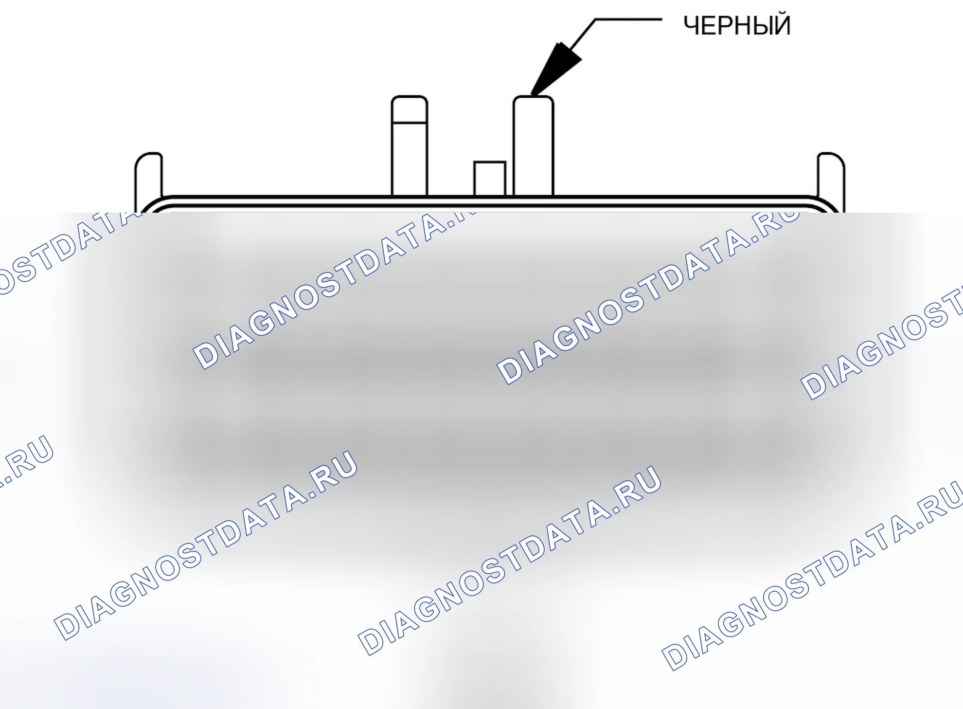 Рис. 118: Вид с торца встроенного разъема (Lhd) (C302). Dodge Caliber I