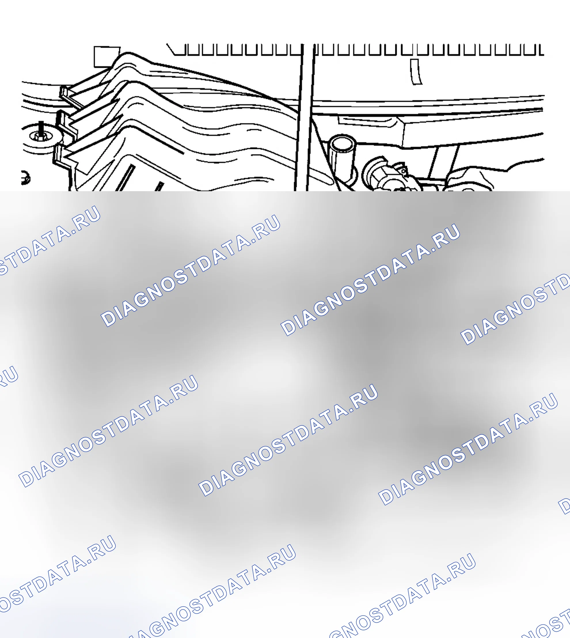Рис. 9: ДЕМОНТАЖ - 3.3/3.8L. Dodge Grand Caravan IV