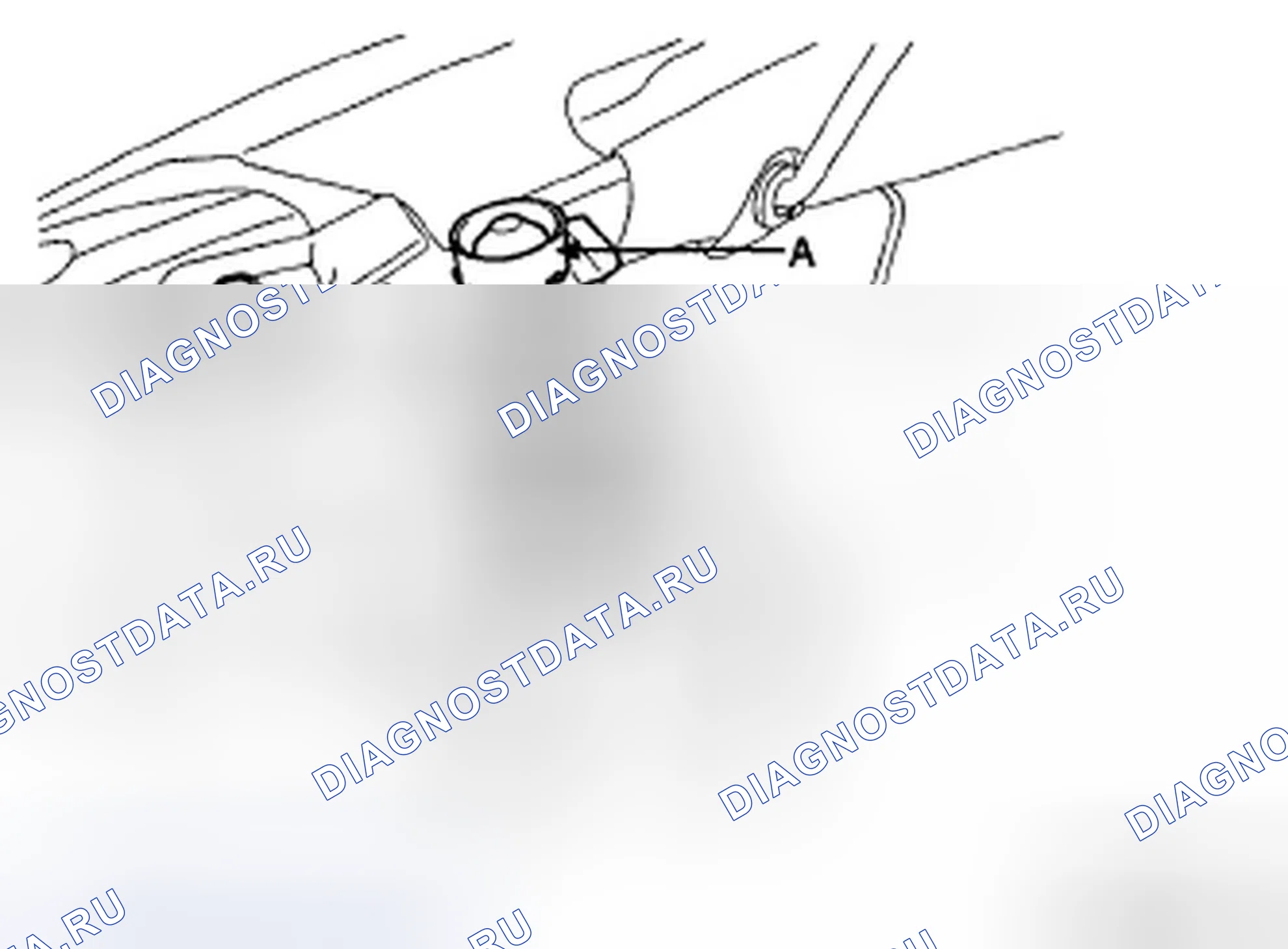 Рис. 43: ПЕРЕКЛЮЧАТЕЛЬ КАПОТА. Hyundai Elantra IV
