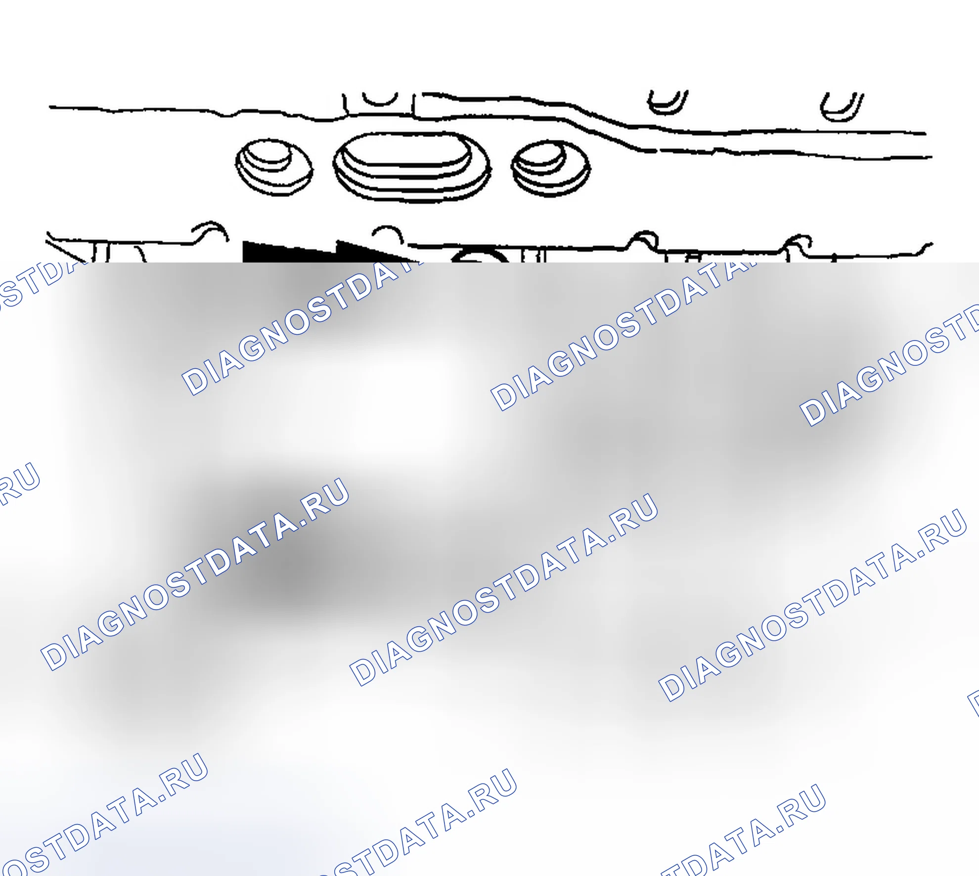 Рис. 336: Позиция 1: Примечание по установке бокового дефлектора воздуха. Ford Explorer III