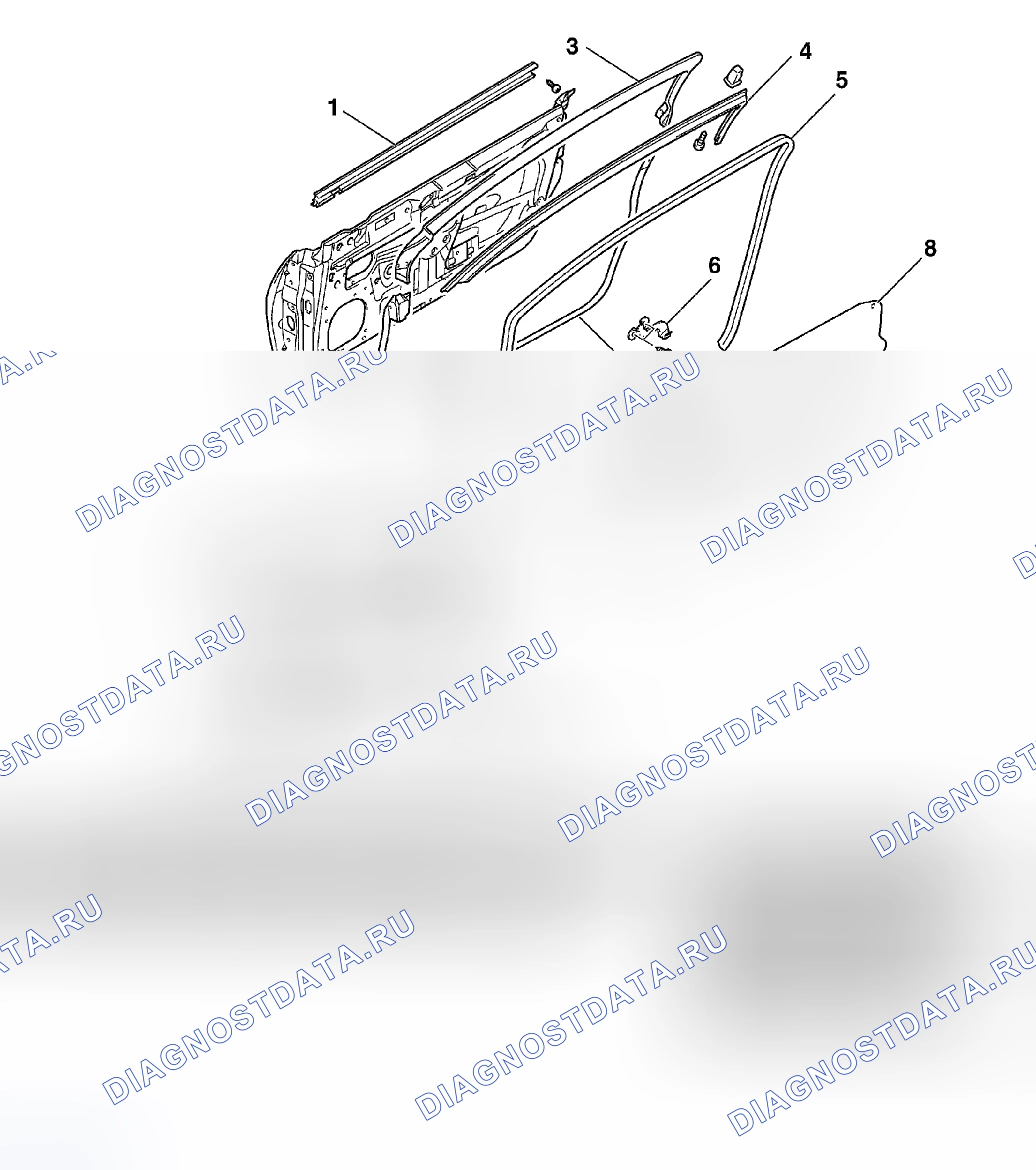 Рис. 64: ДЕМОНТАЖ И МОНТАЖ. Chrysler Sebring II рестайлинг