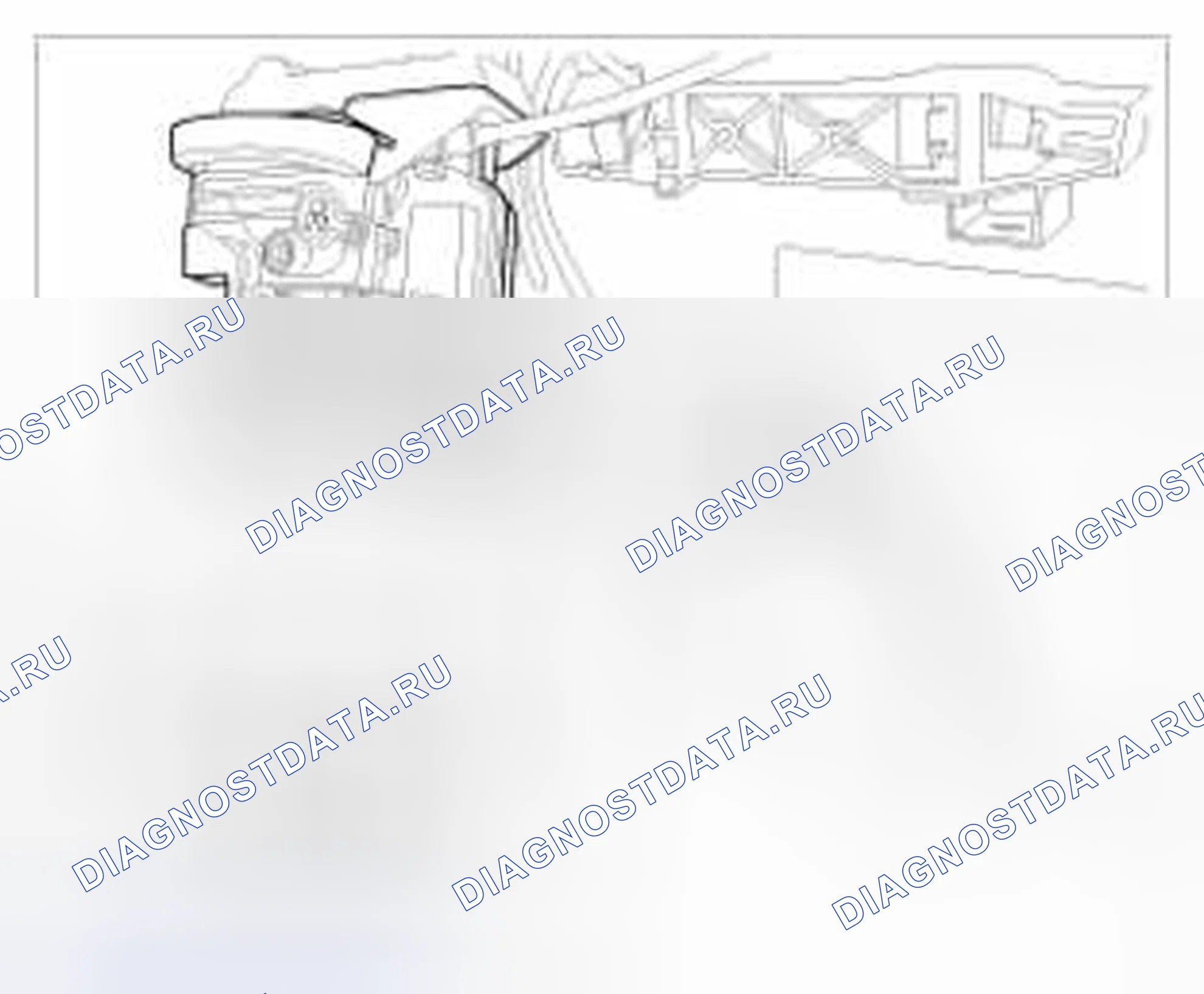 Рис. 123: Привод и переключатель блокировки задней двери. BMW 6 серия F06/F13/F12
