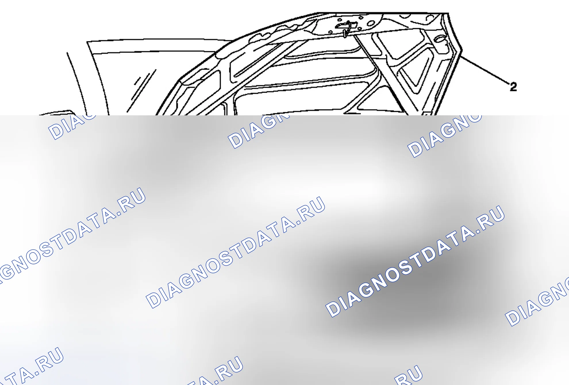 Рис. 20: Замена капота. Chevrolet Malibu VIII