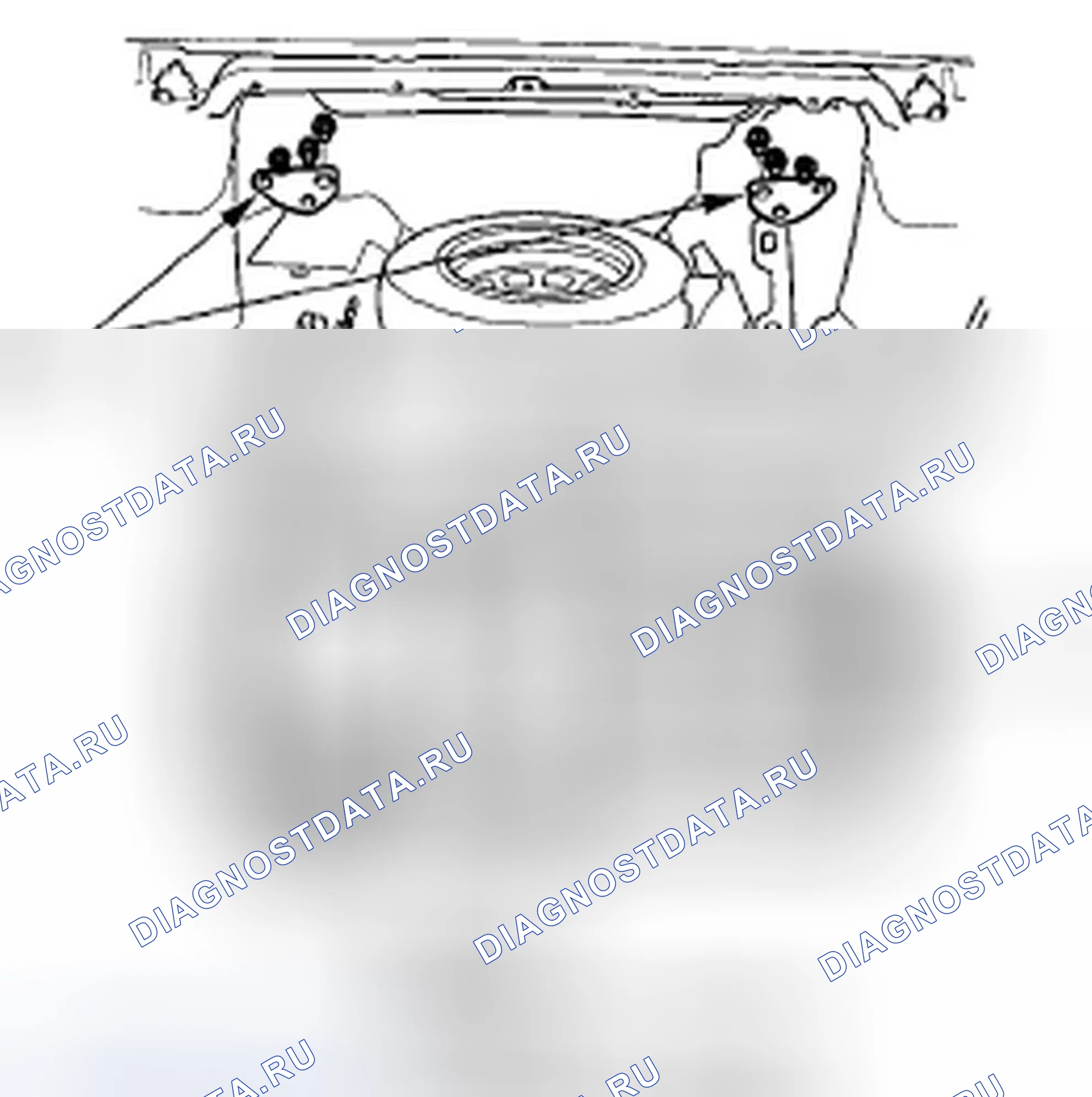 Рис. 294: Снятие / установка корпуса IPU. Honda Accord VII рестайлинг