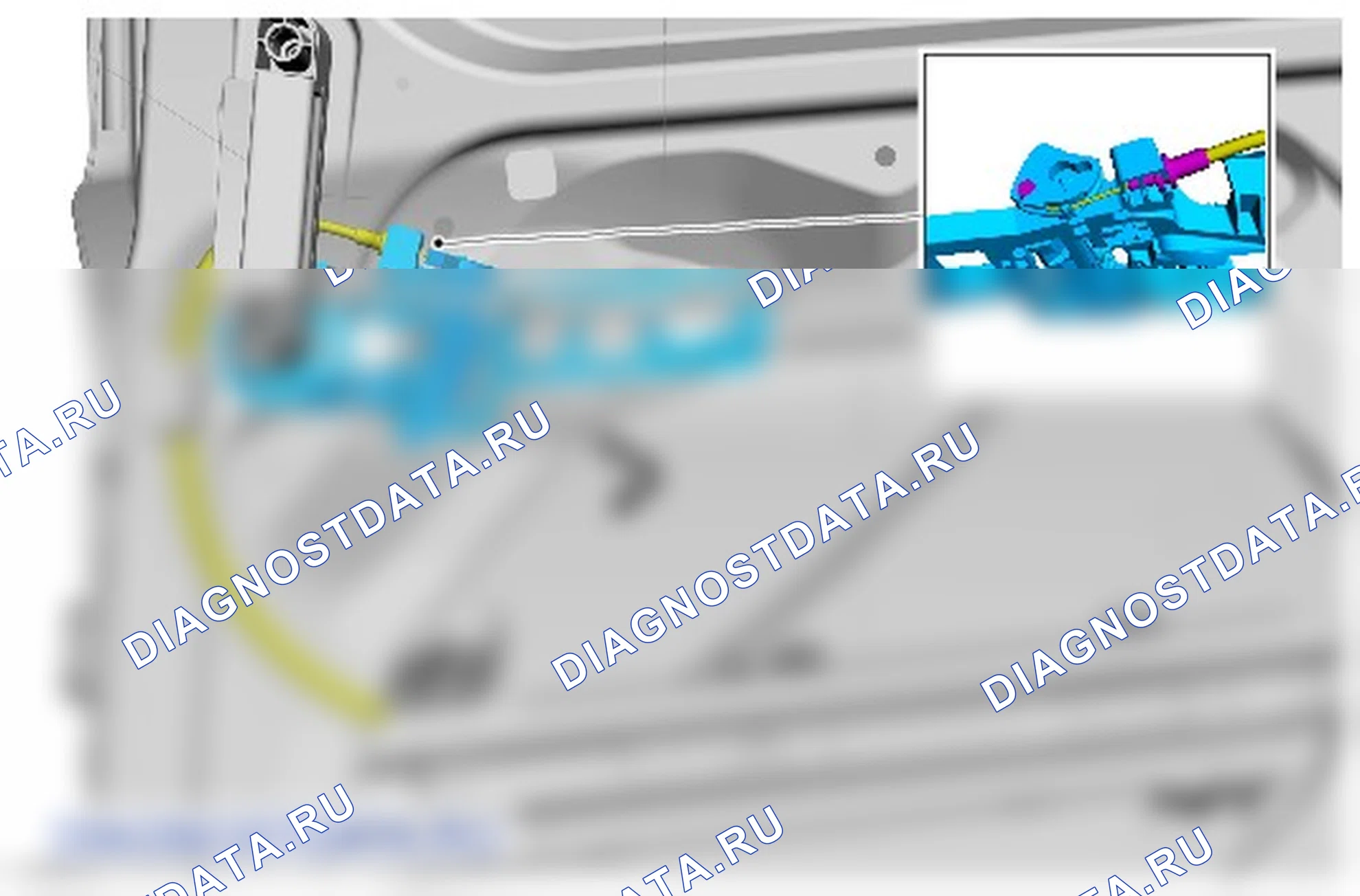 Как снять и установить усиленную наружную ручку сдвижной двери. Ford Tourneo Courier I