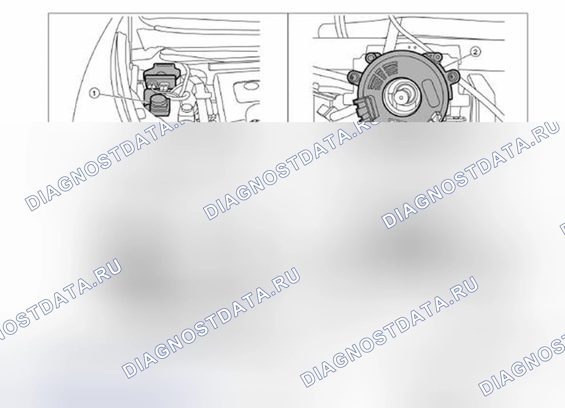 Рис. 13: Расположение компонентов. Nissan Pathfinder IV рестайлинг