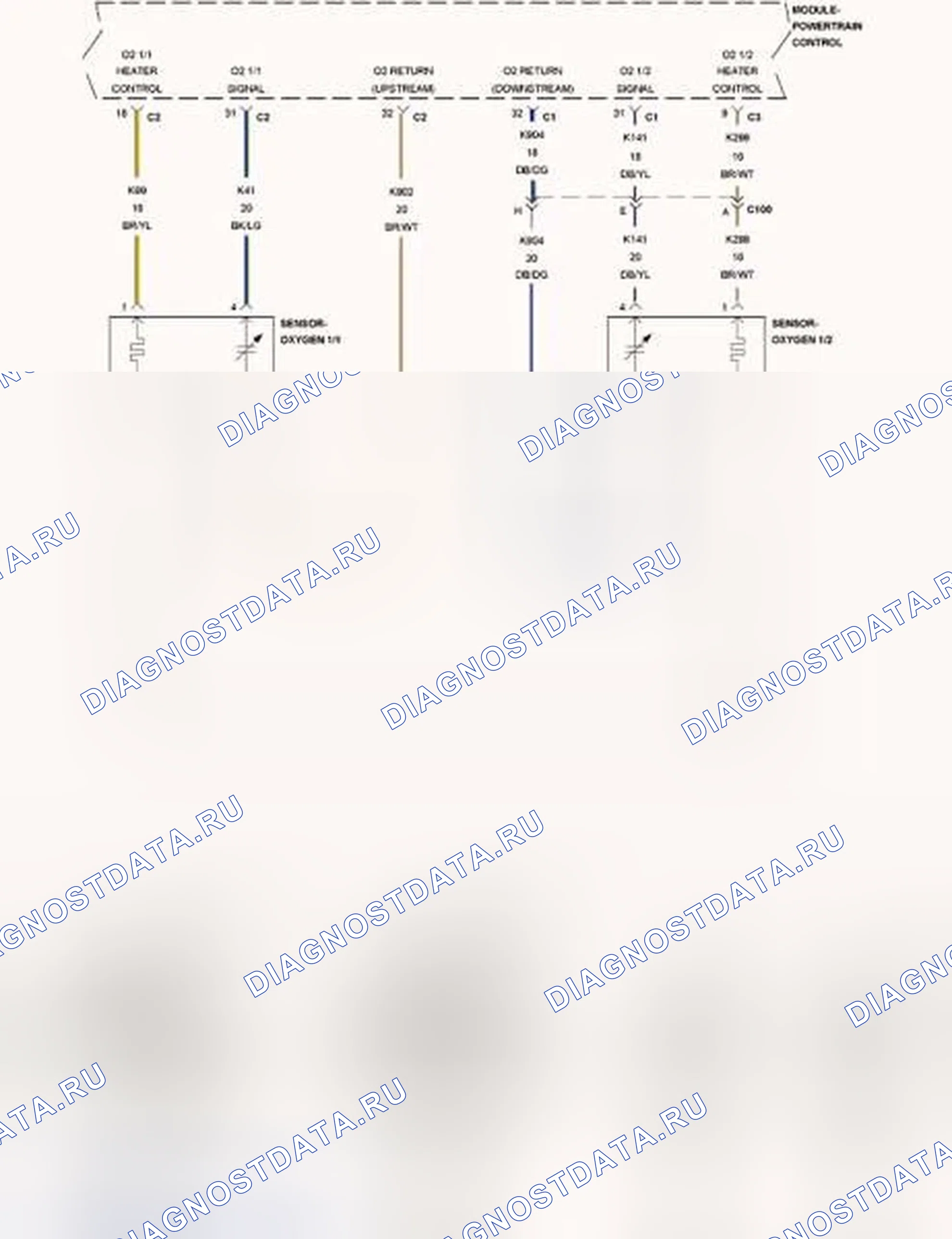 Рис. 939: Принципиальная схема. Dodge Journey I
