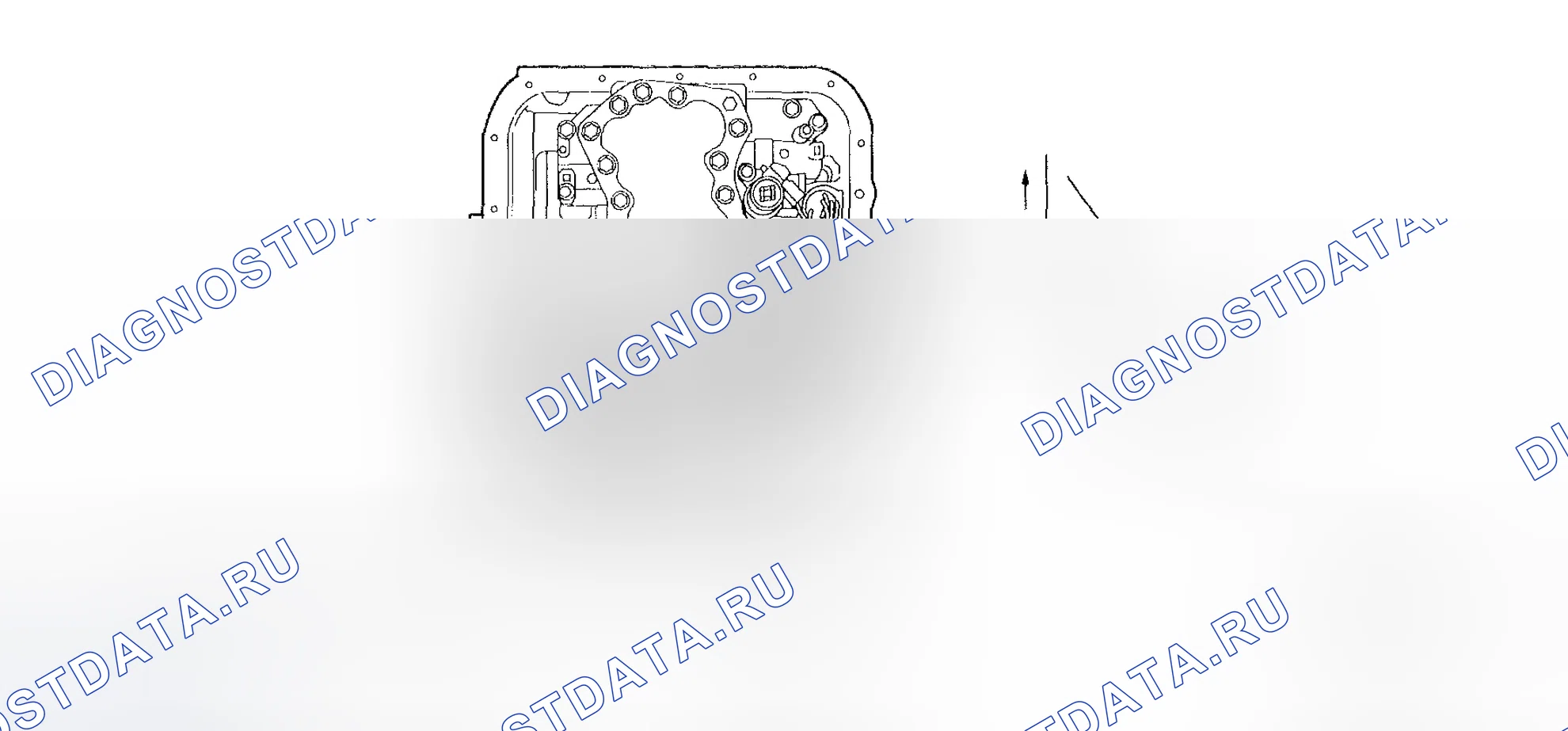 Рис. 774: ДАТЧИК ТЕМПЕРАТУРЫ ATF. Subaru Impreza GD/GC/GG рестайлинг