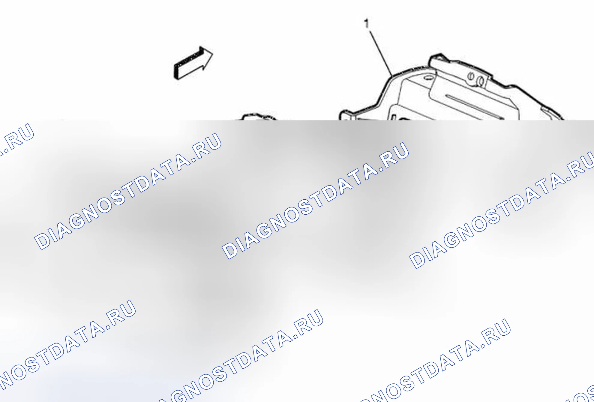 Рис. 10: Замена дисплея информации водителя (UAG). Buick Encore I