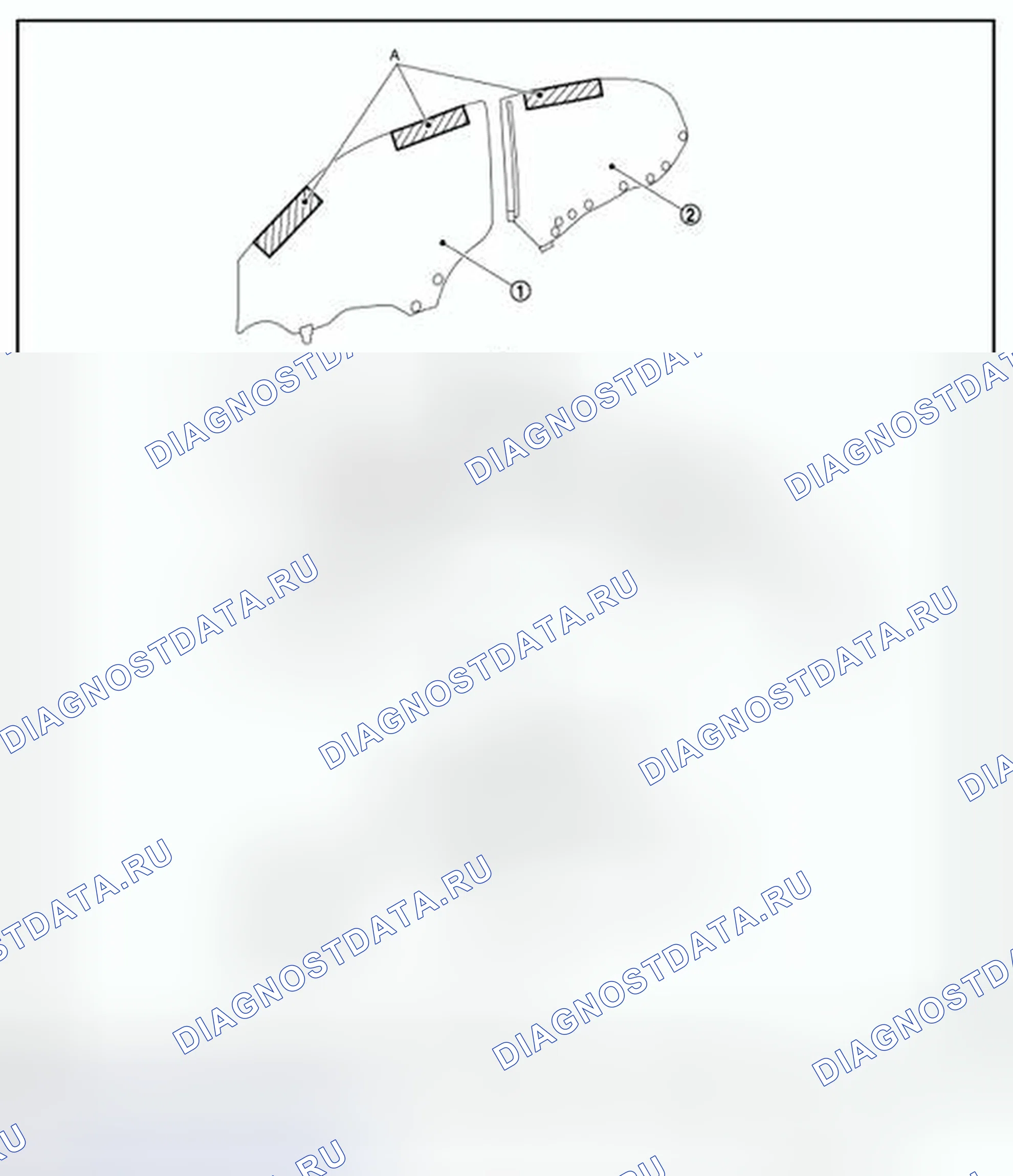 Рис. 133: Подготовка к регулировке. Nissan Murano Z51 рестайлинг 2