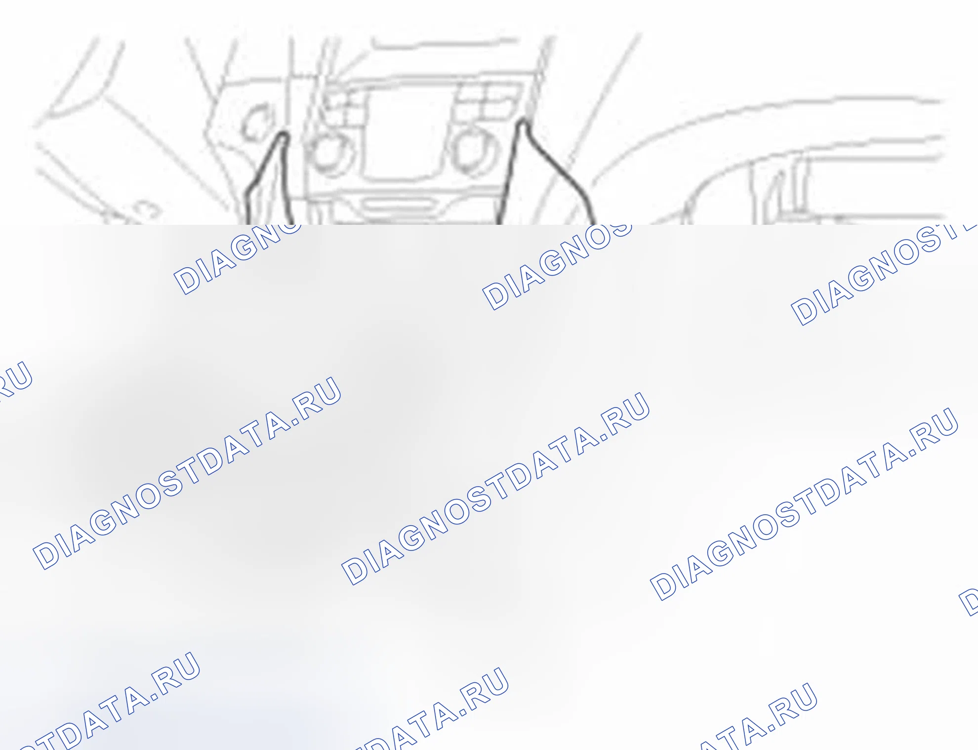 Рис. 396: Внутренняя 1 антенна. Hyundai Sonata VI
