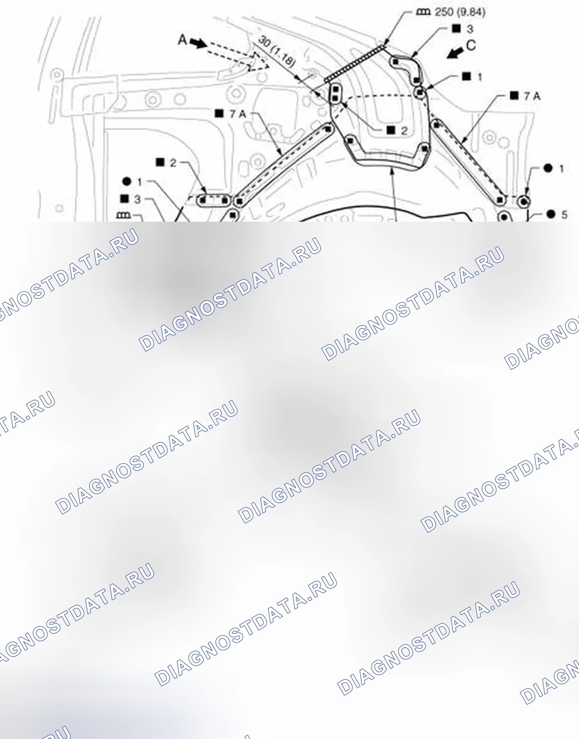 Рис. 617: Внешняя рулевая рубка. Infiniti G37 IV рестайлинг