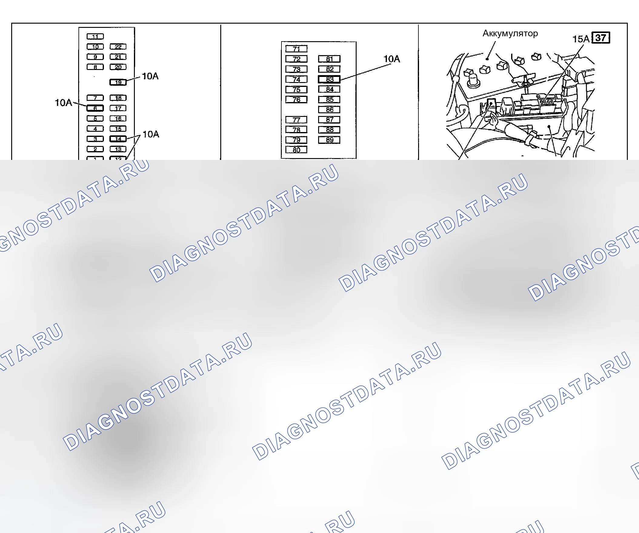 Рис. 93: Расположение компонентов. Infiniti G35 III