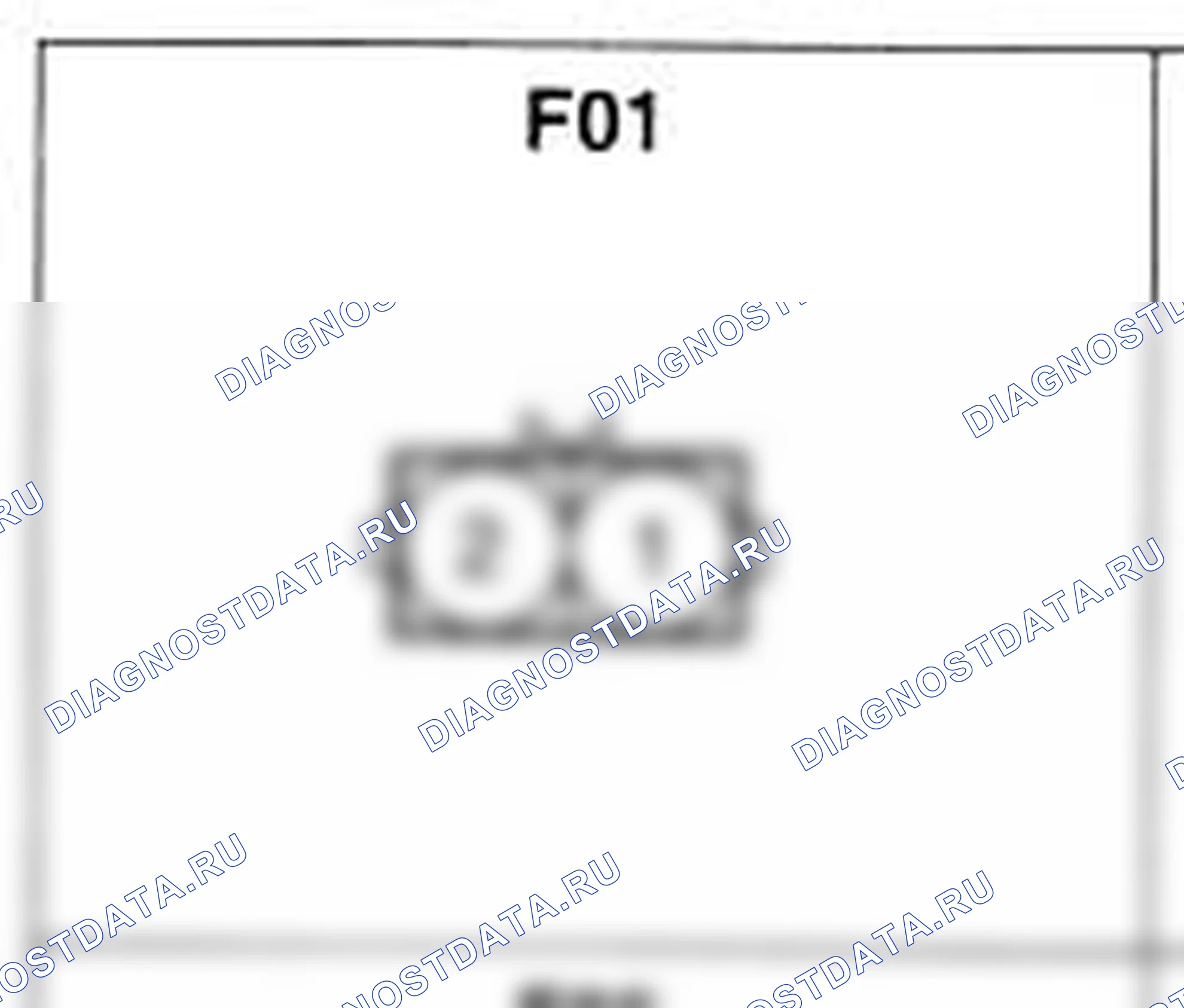 Распиновка разъёма F01 — основного жгута. Hyundai Atos MX