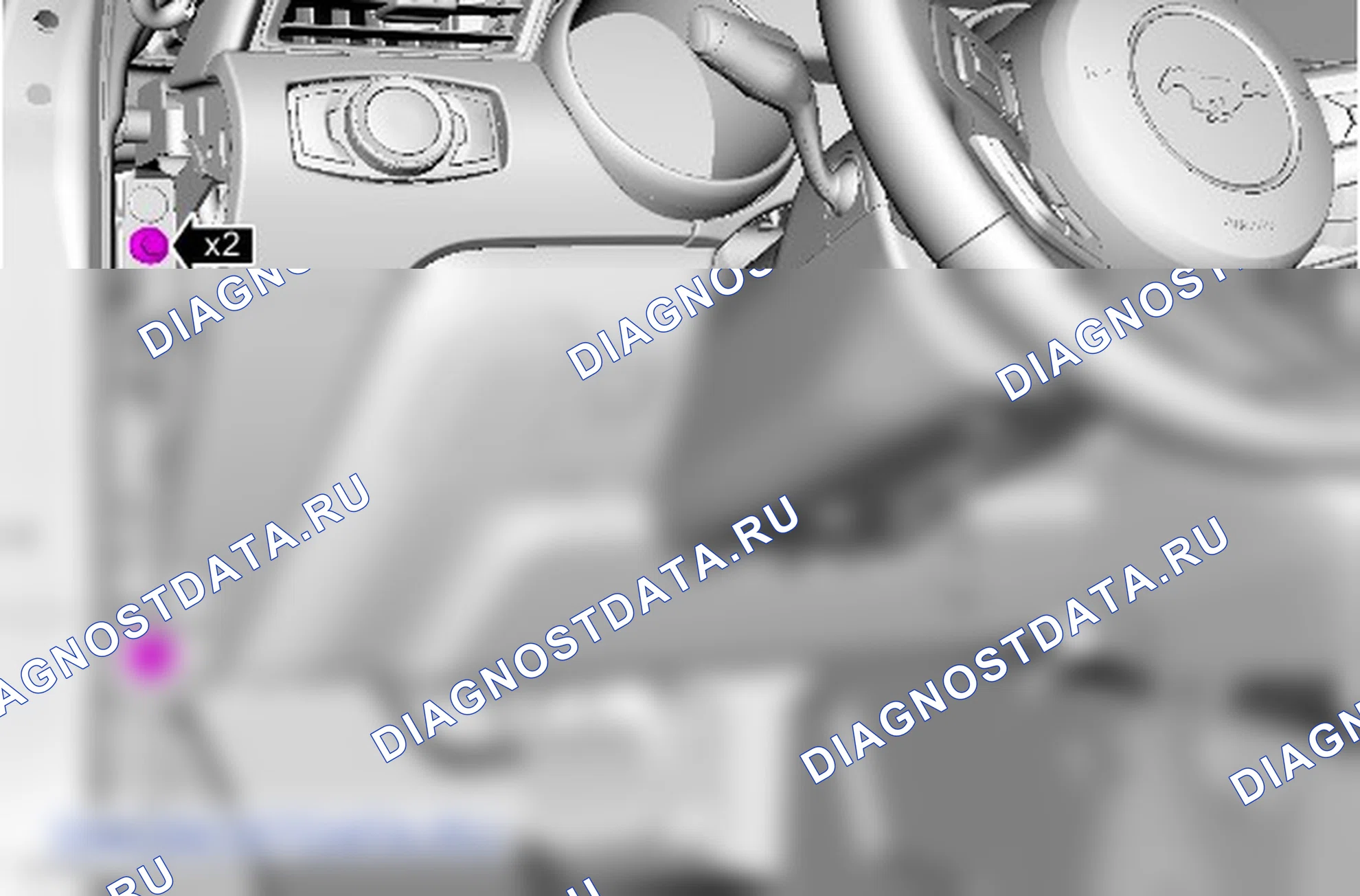Как снять и установить приборная панель. Ford Mustang VI