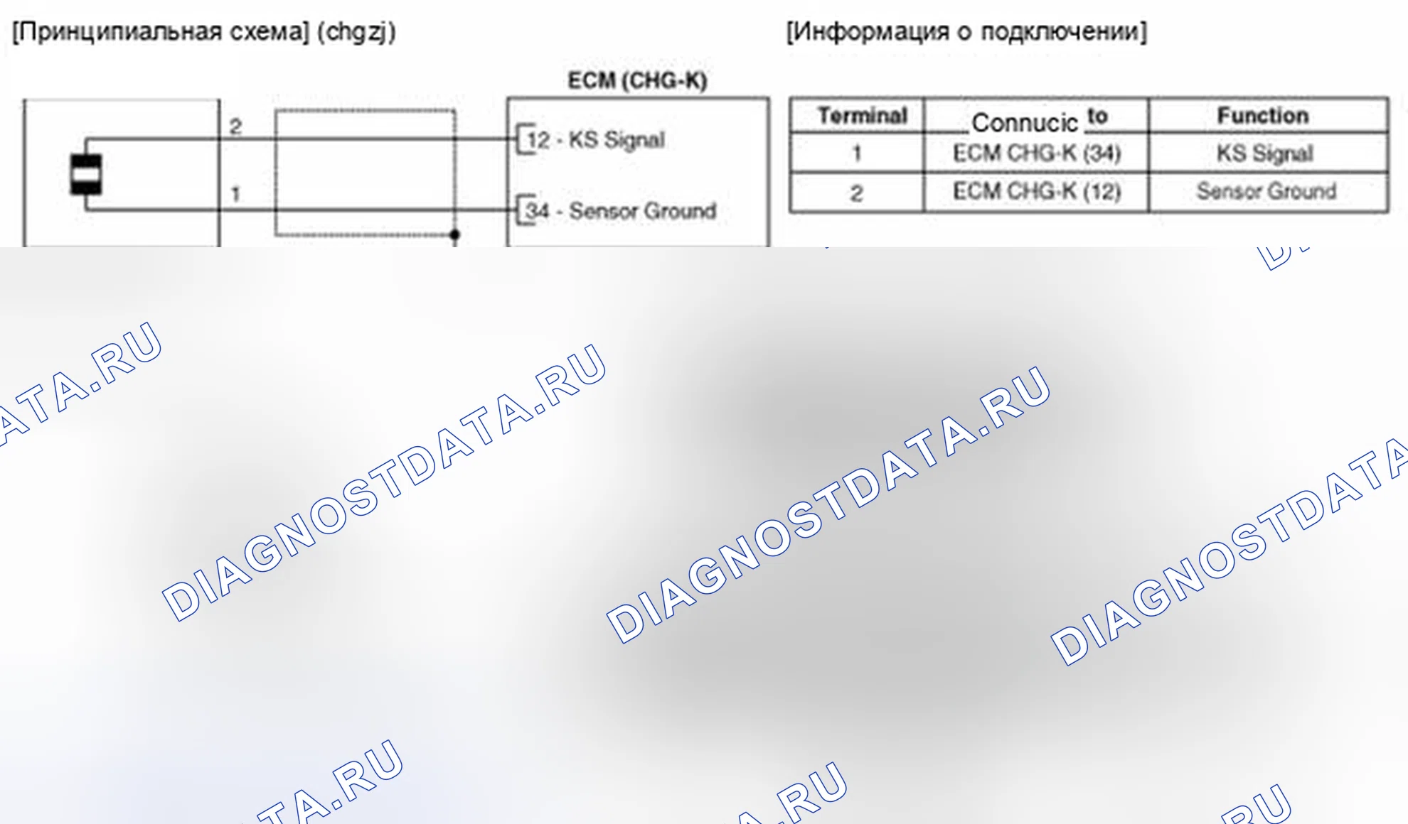 Рис. 7: Принципиальная схема. Kia Optima III рестайлинг