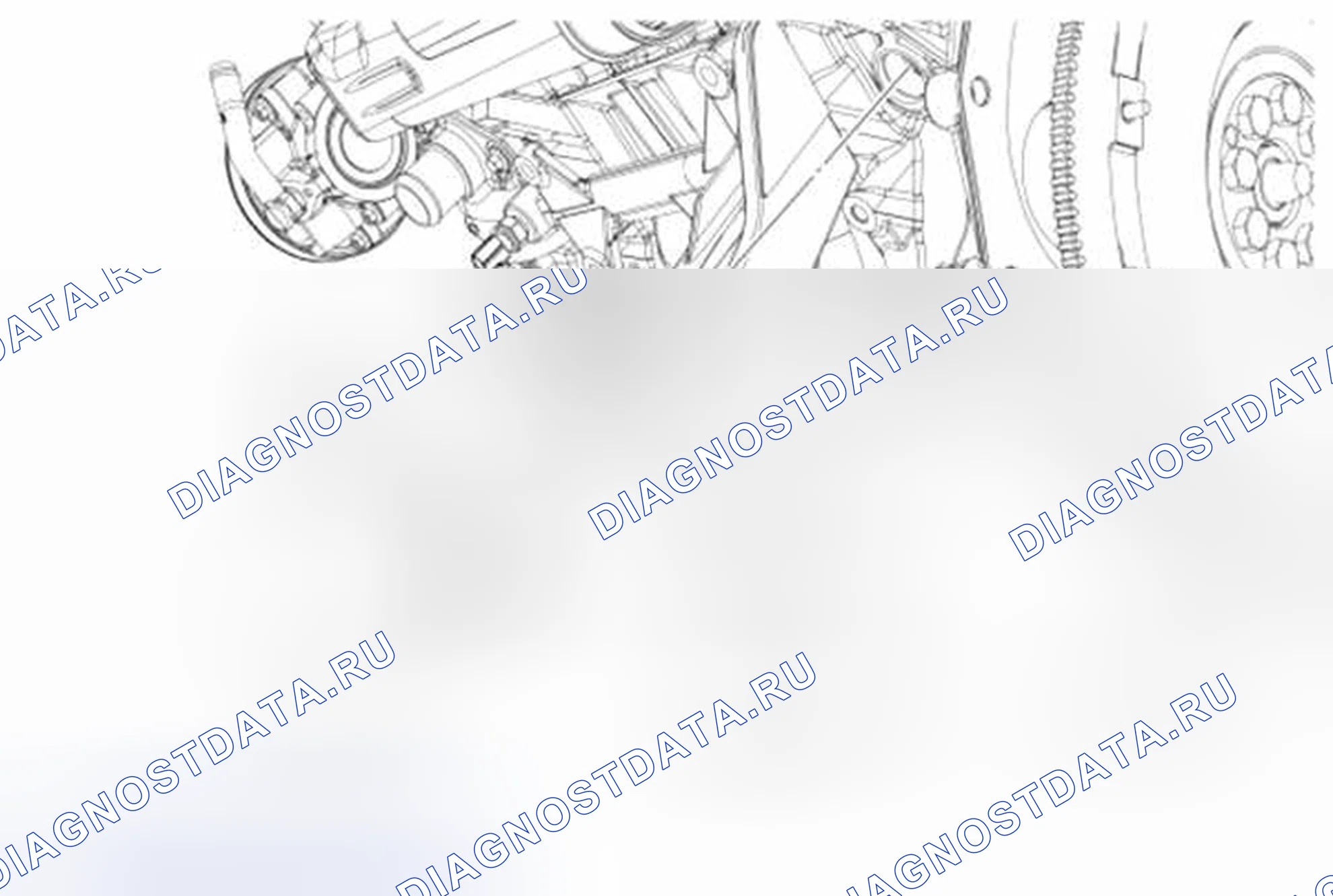 Рис. 21: Двигатель 6.2L. Ford Pickup F250 Super Duty II